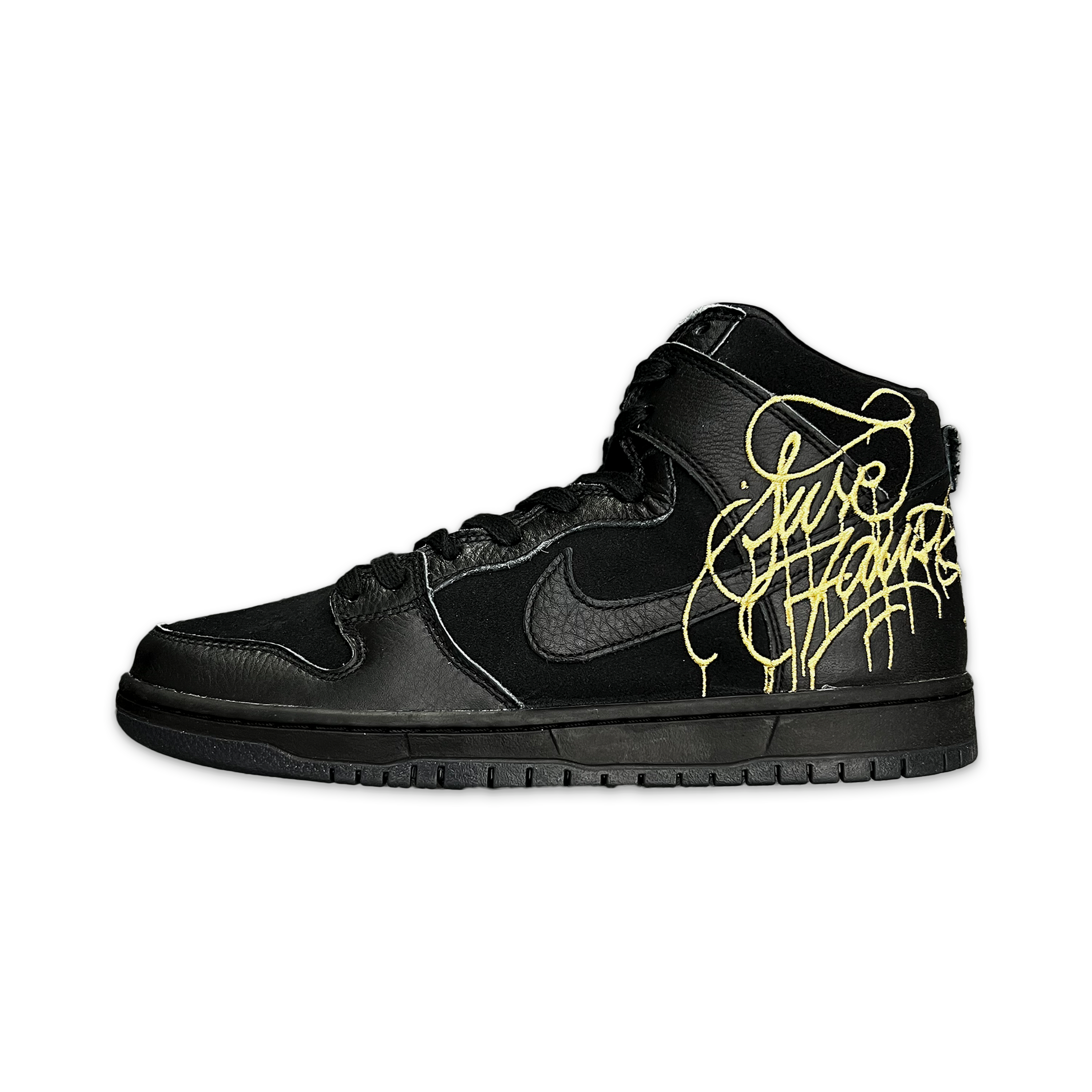 Nike, SB Dunk High "FAUST Black Gold"