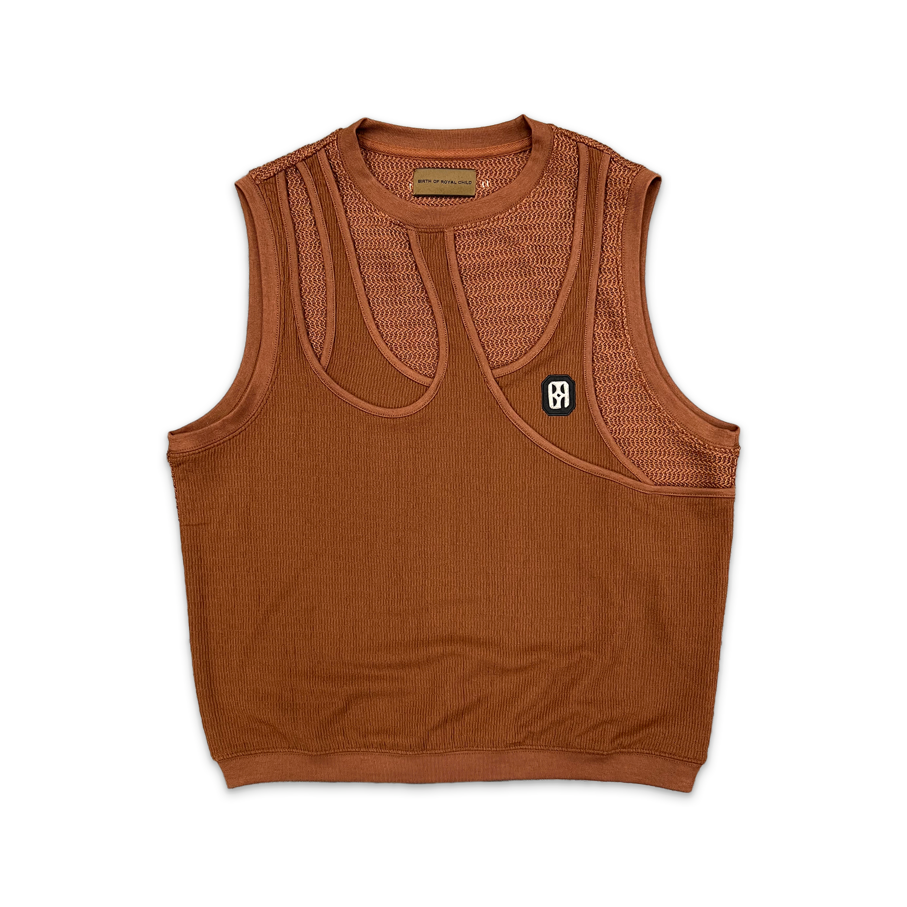 Fluid Layered Tank “Brown”