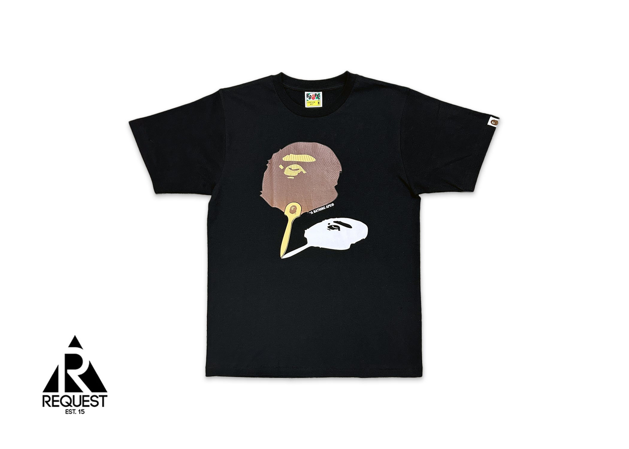 Fan Ape Head Tee "Black"