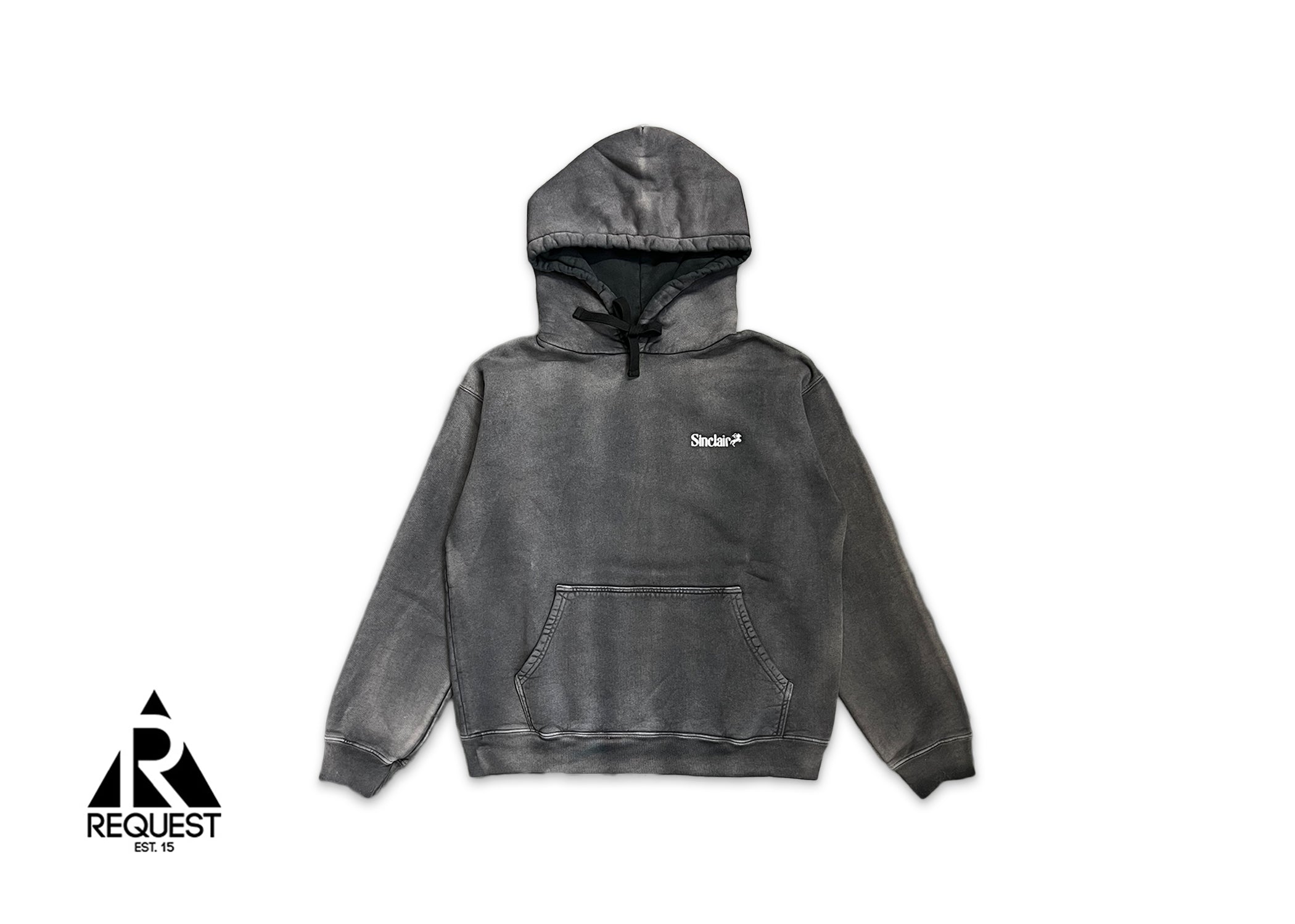 Faded Essential Hoodie "Black"