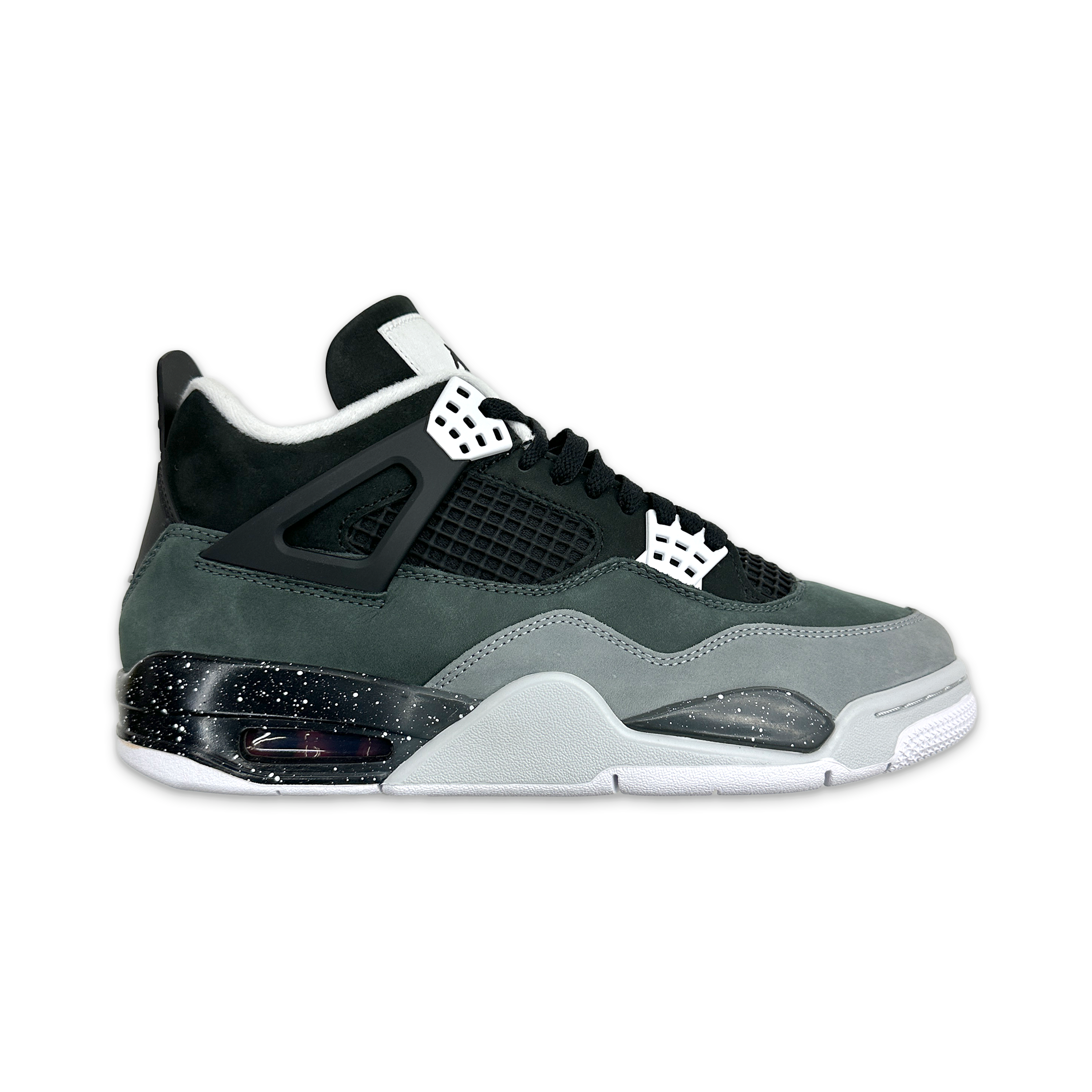 yopp!! Air Jordan 4 グレー/ブラックフィアfear Air Jordan 4 Retro 