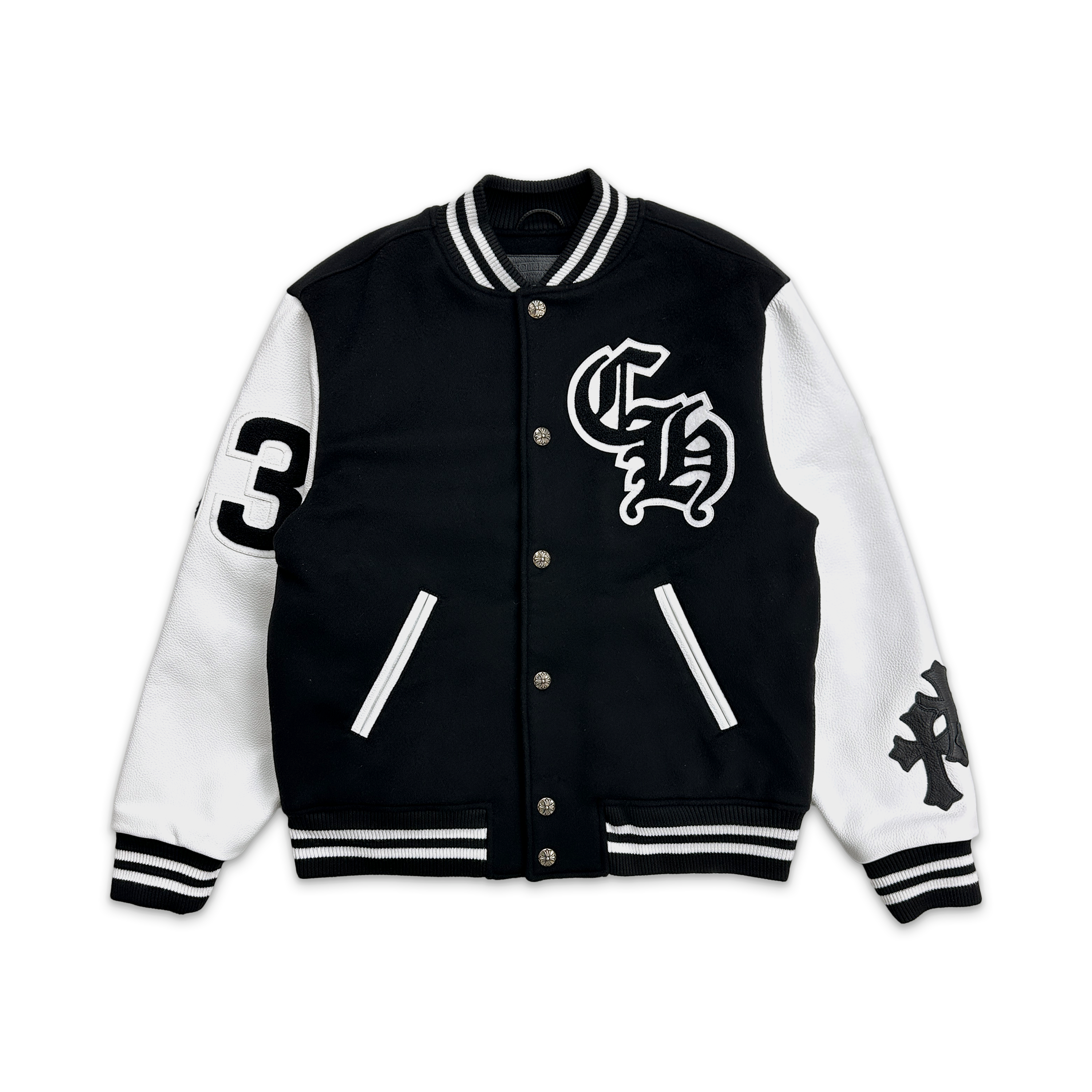 Timmy Varsity Jacket "Black"