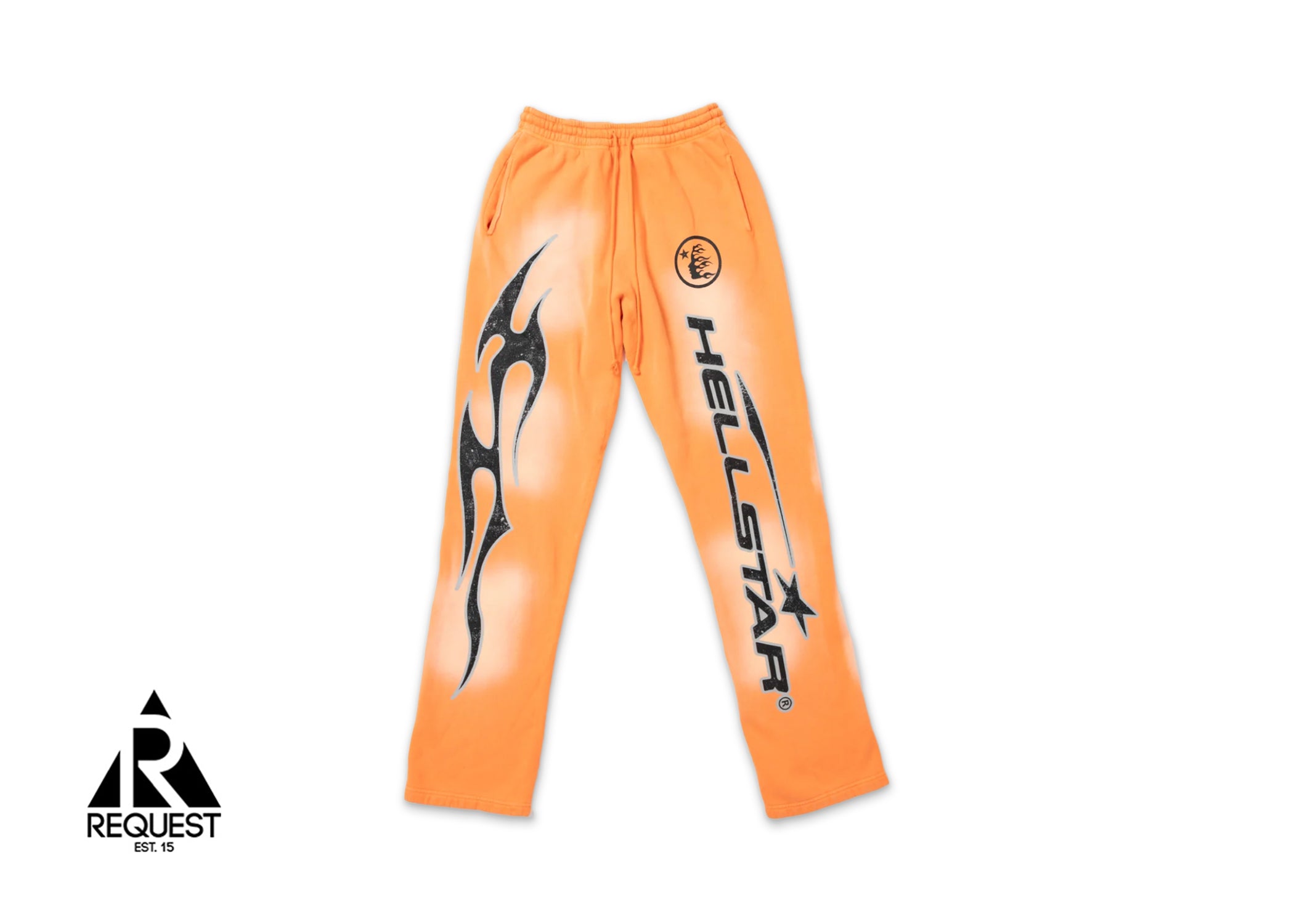 HellStar Fire Flare Sweatpants "Orange"