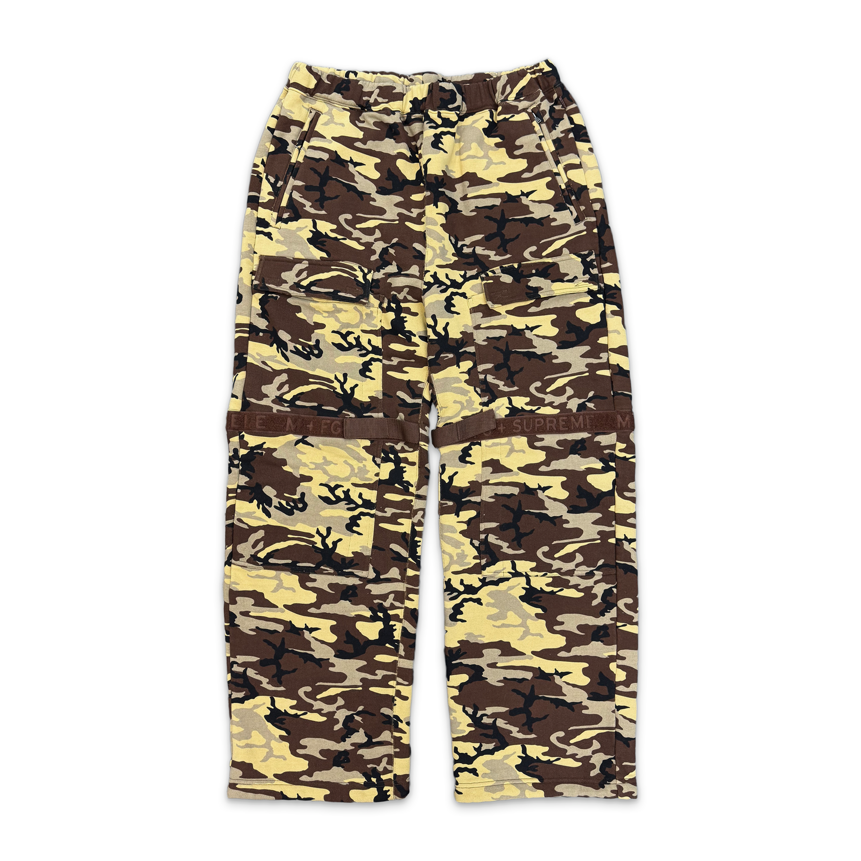 x Marithé + François Girbaud Shuttle Tape Cargo Sweatpants "Camo"