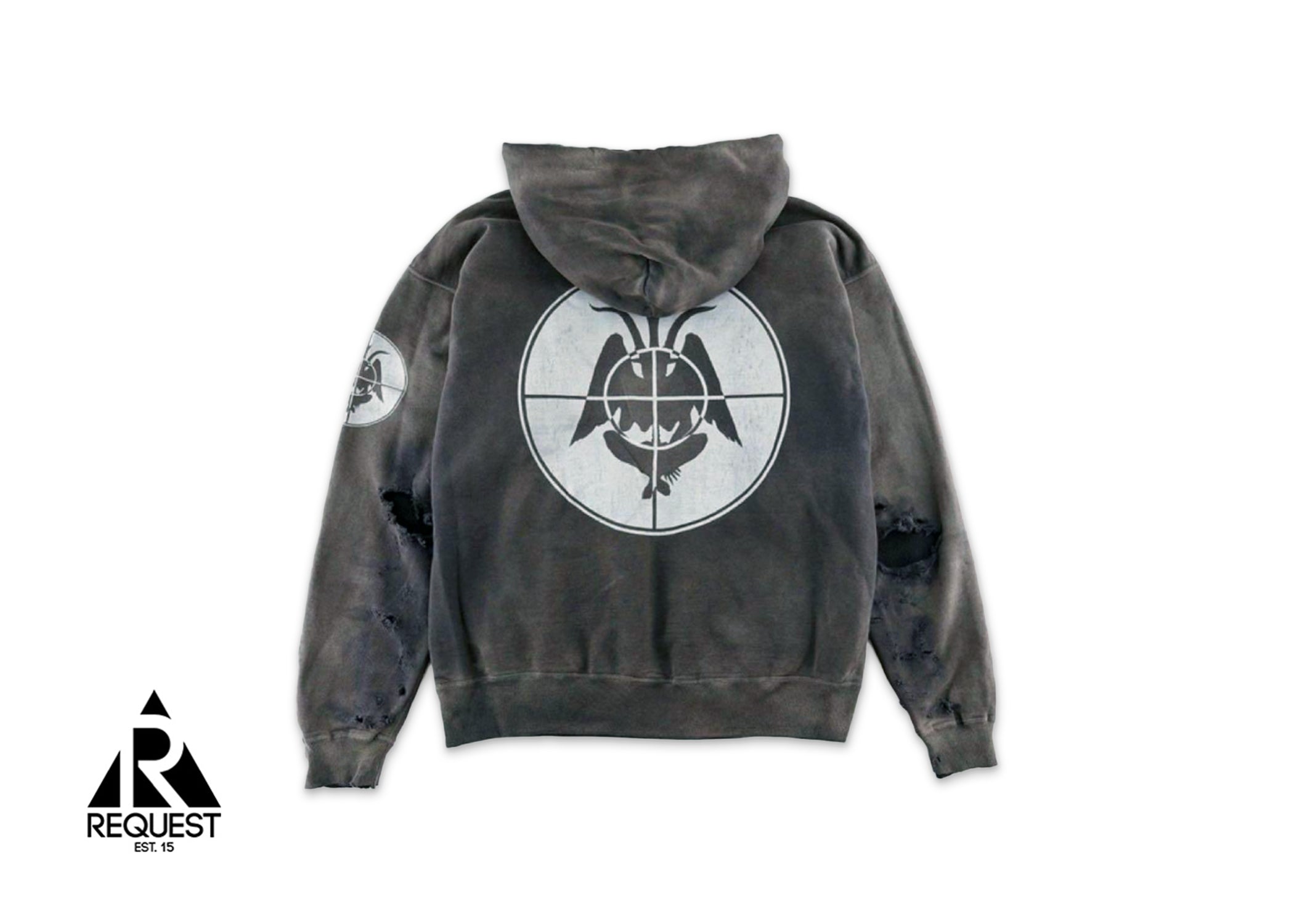 Saint Michael Focus Hoodie “Vintage Black”