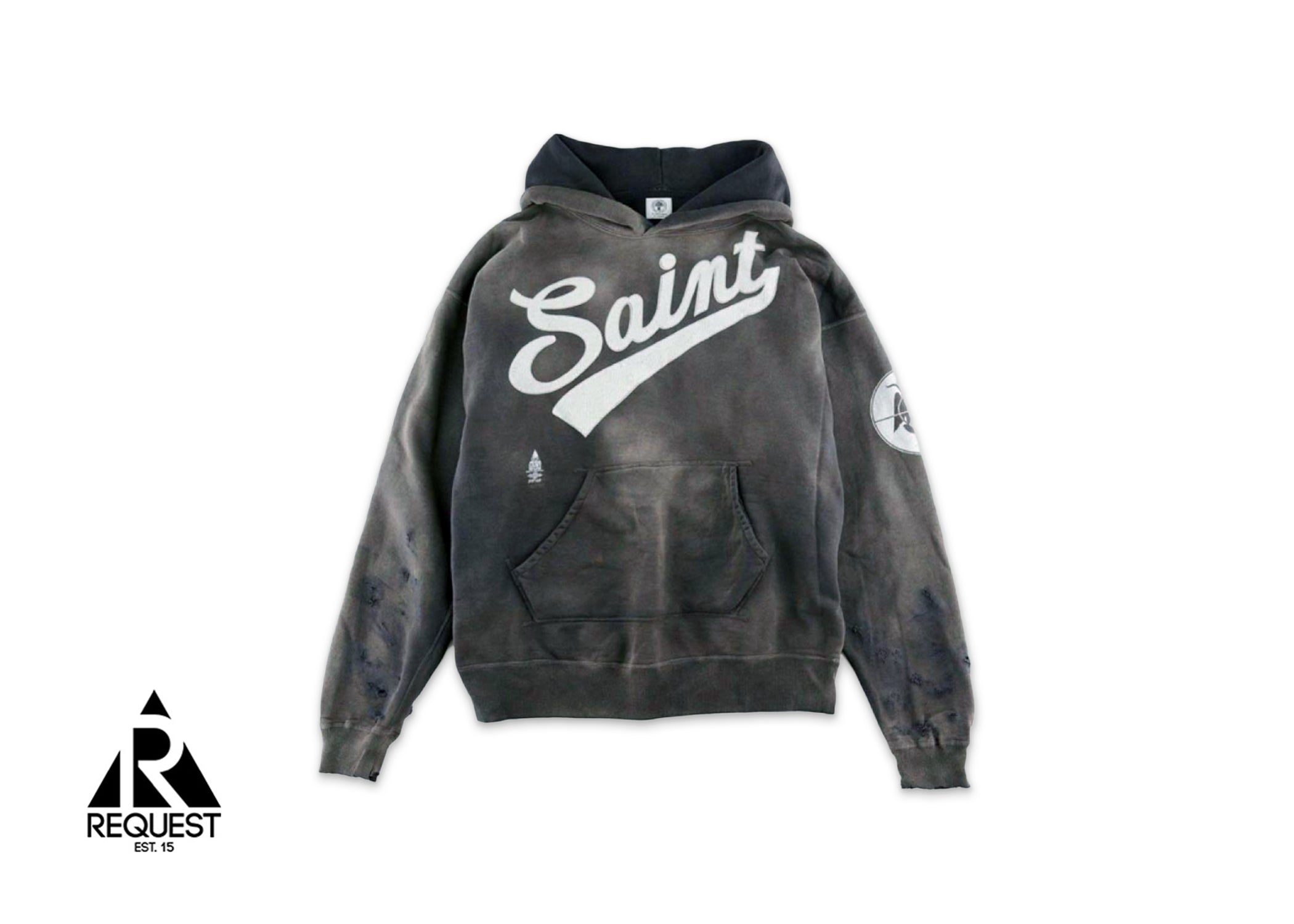 Saint Michael Focus Hoodie “Vintage Black”