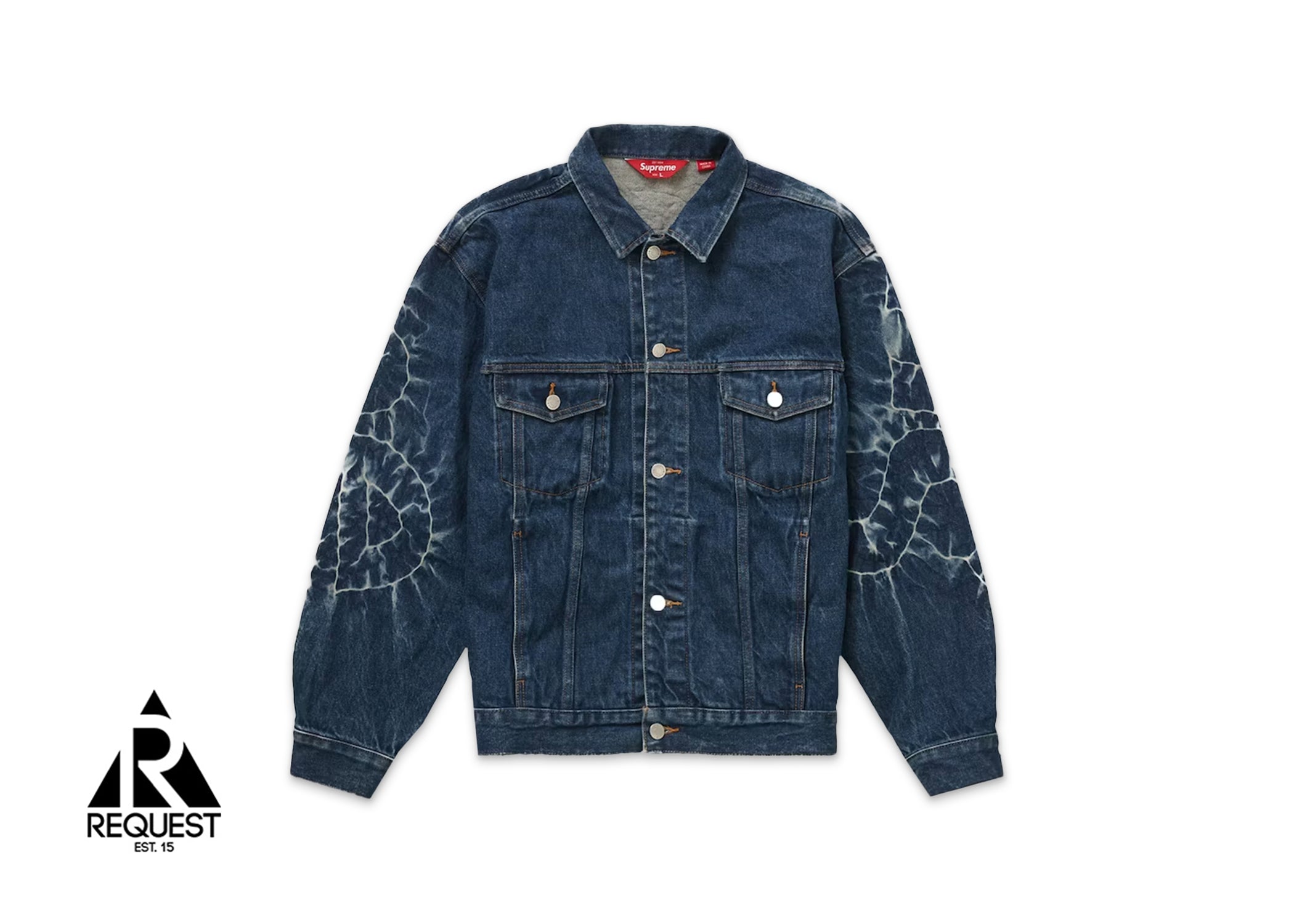 Supreme Shibori Denim Trucker Jacket 