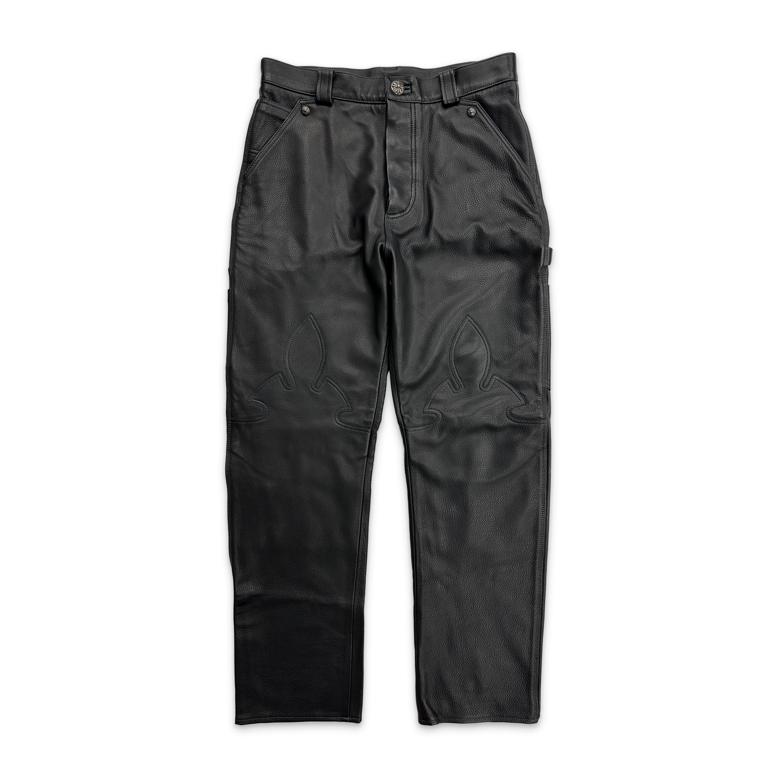 Leather Fleur Carpenters "Black"