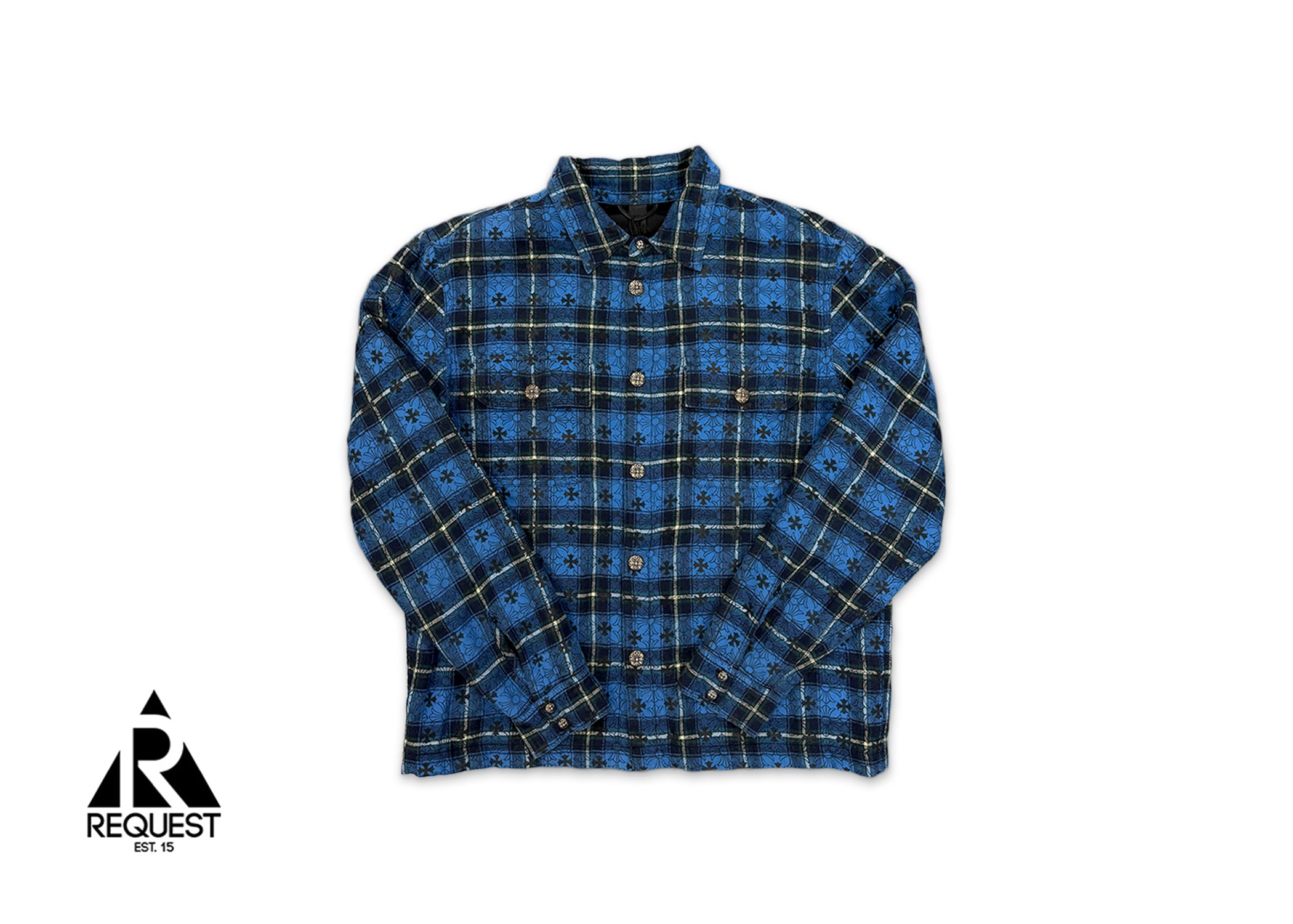 CH Plus Print Quilted Flannel Jacket "Blue"