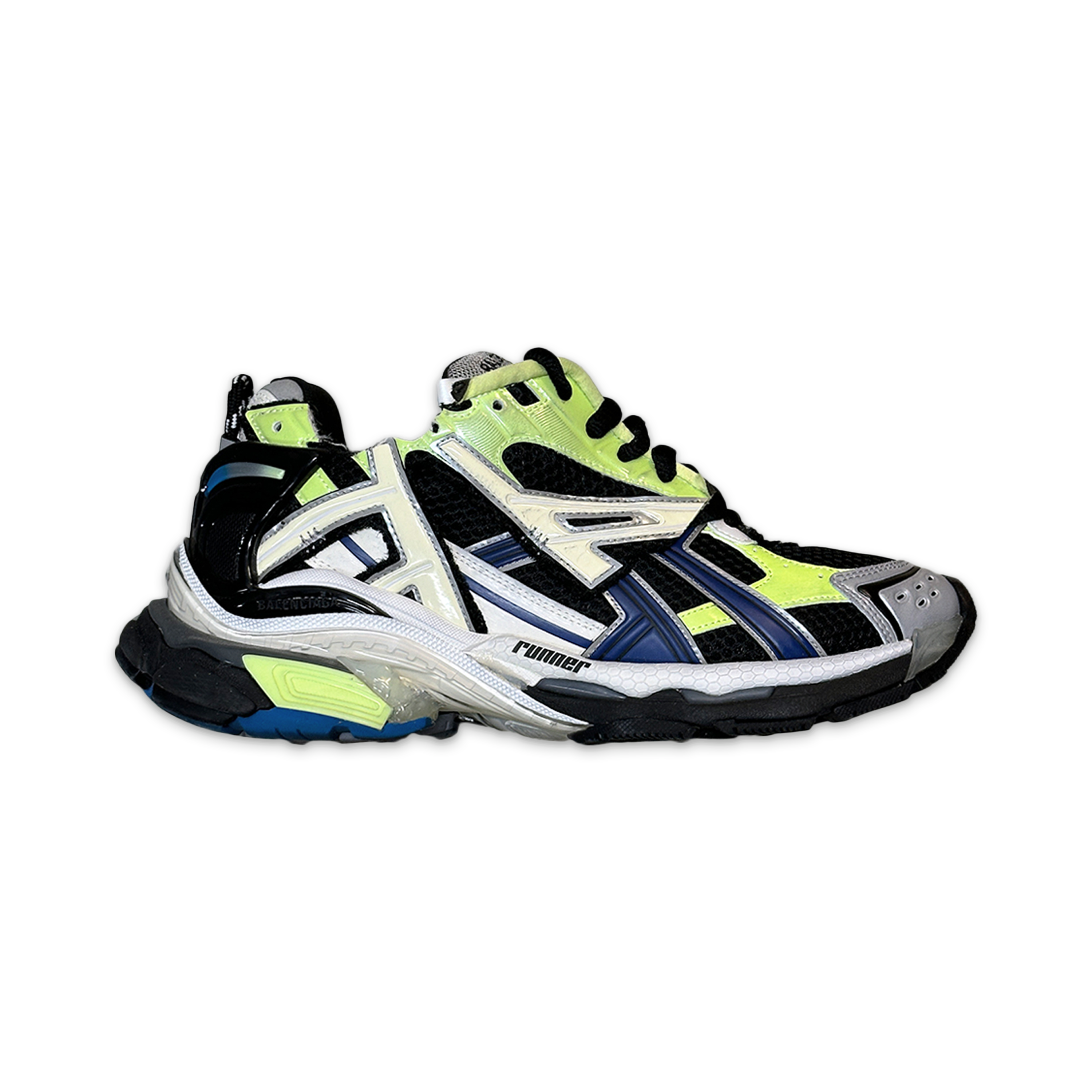 Track Mesh Runner “Multi Color Fluo Yellow"