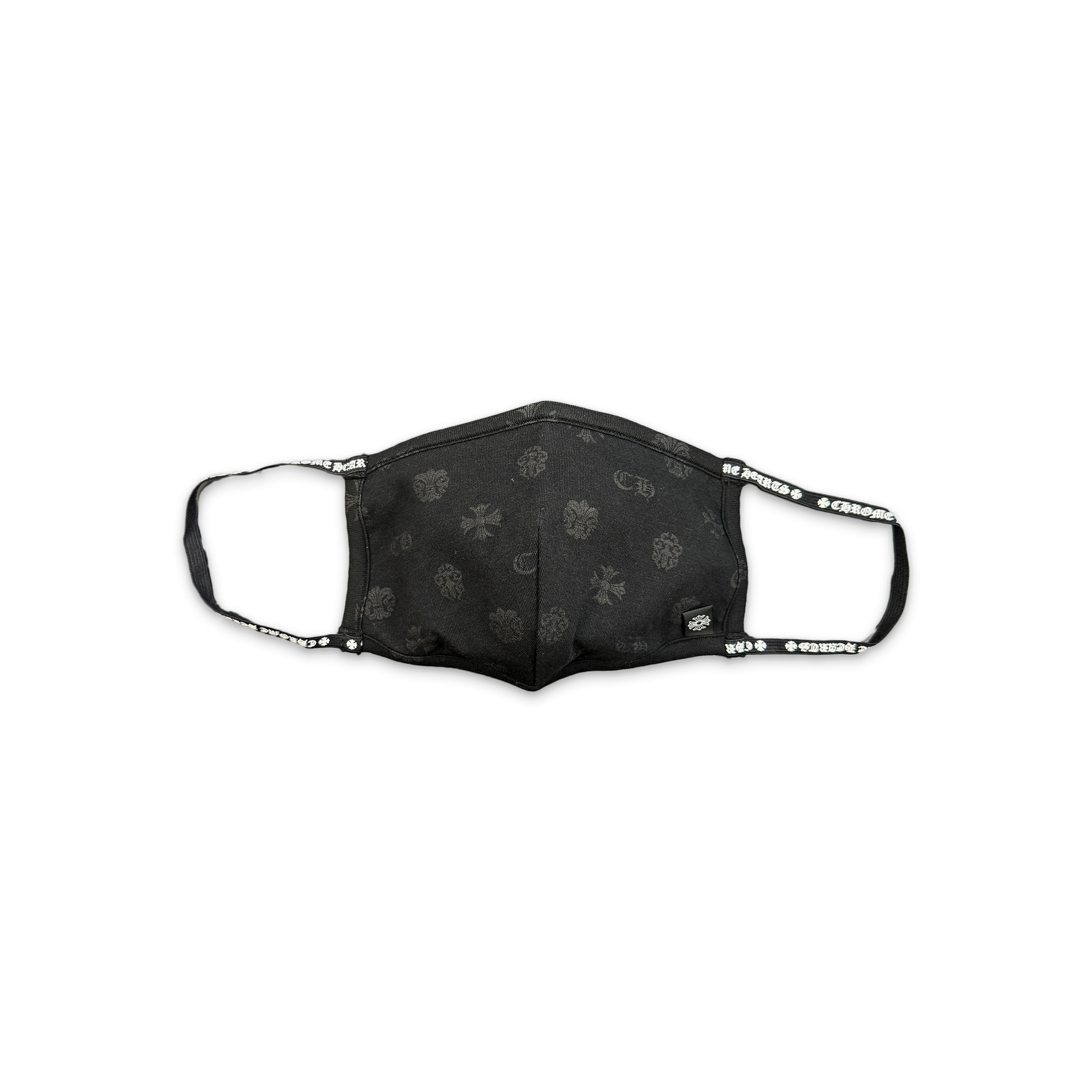 Chrome Hearts, Motif Face Mask "Black/White"