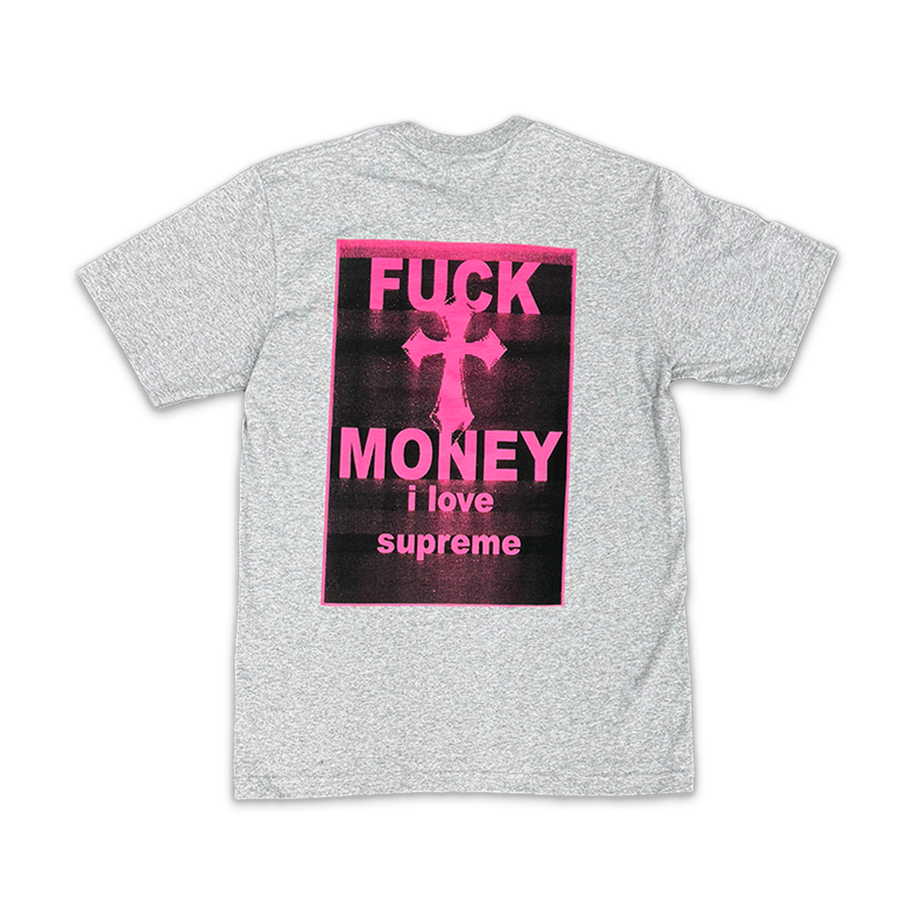 Supreme, F*ck Money Tee "Grey"