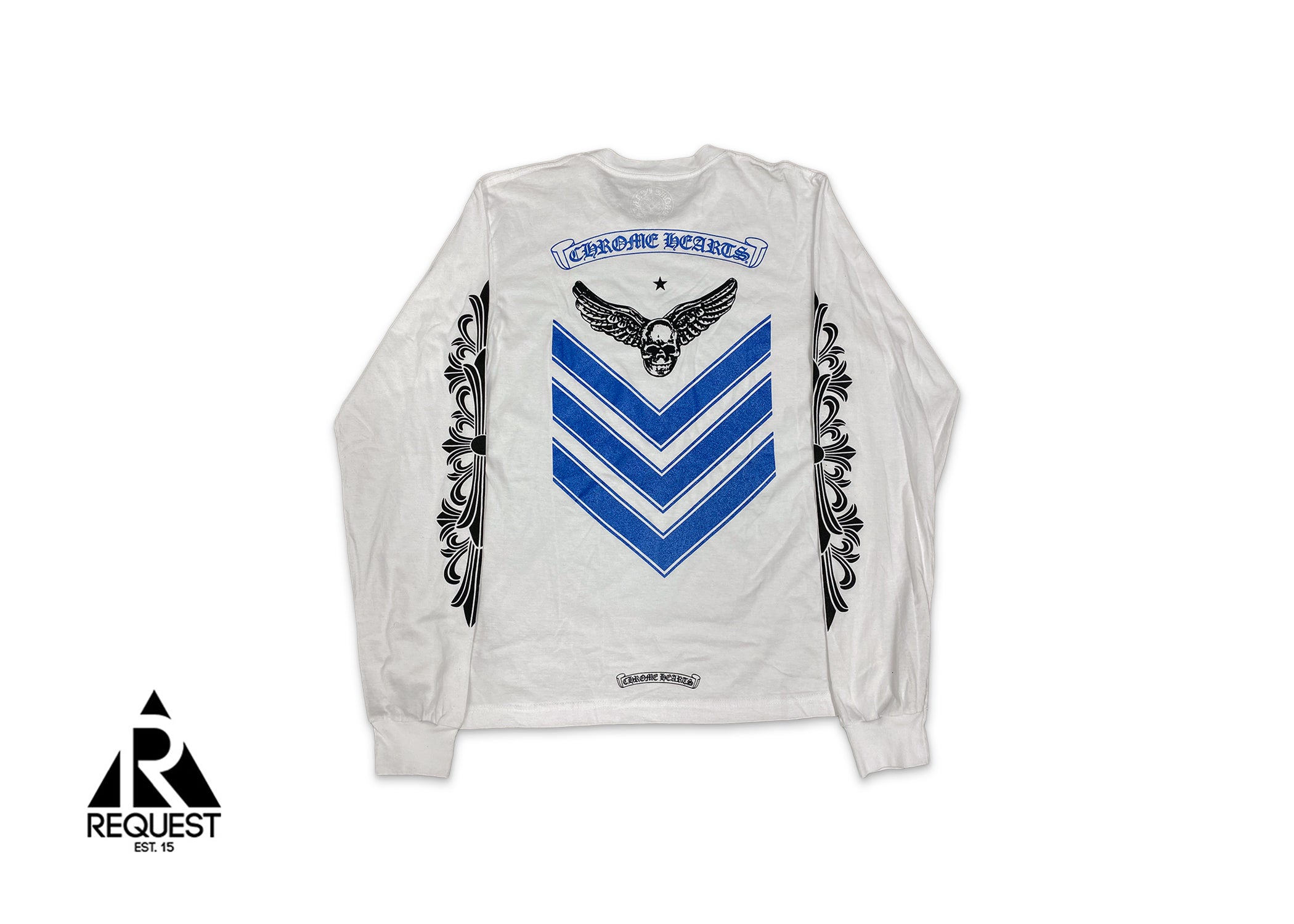 Chrome Hearts Foti L/S Tee White/Blue