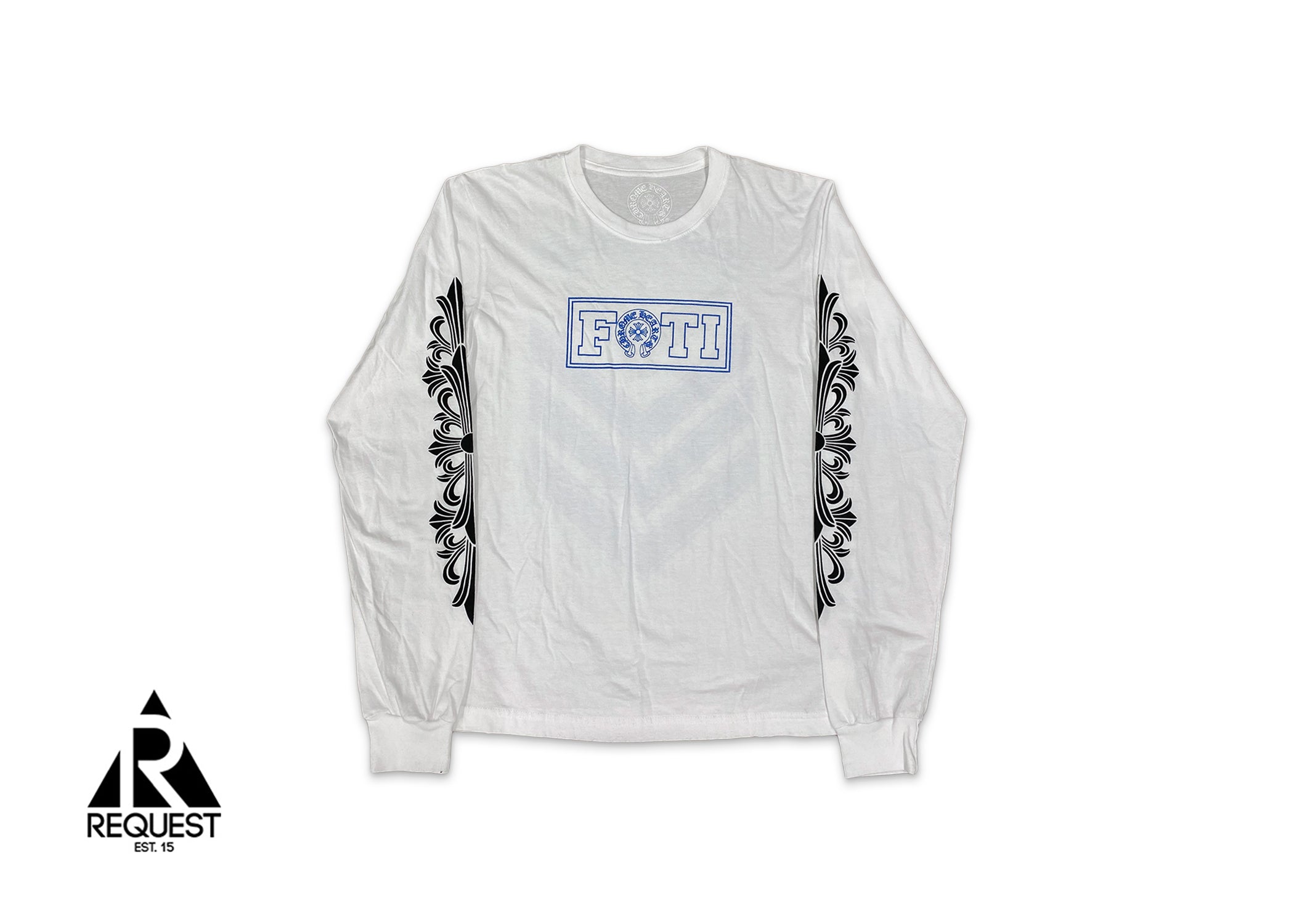 Chrome Hearts Foti L/S Tee "White/Blue"