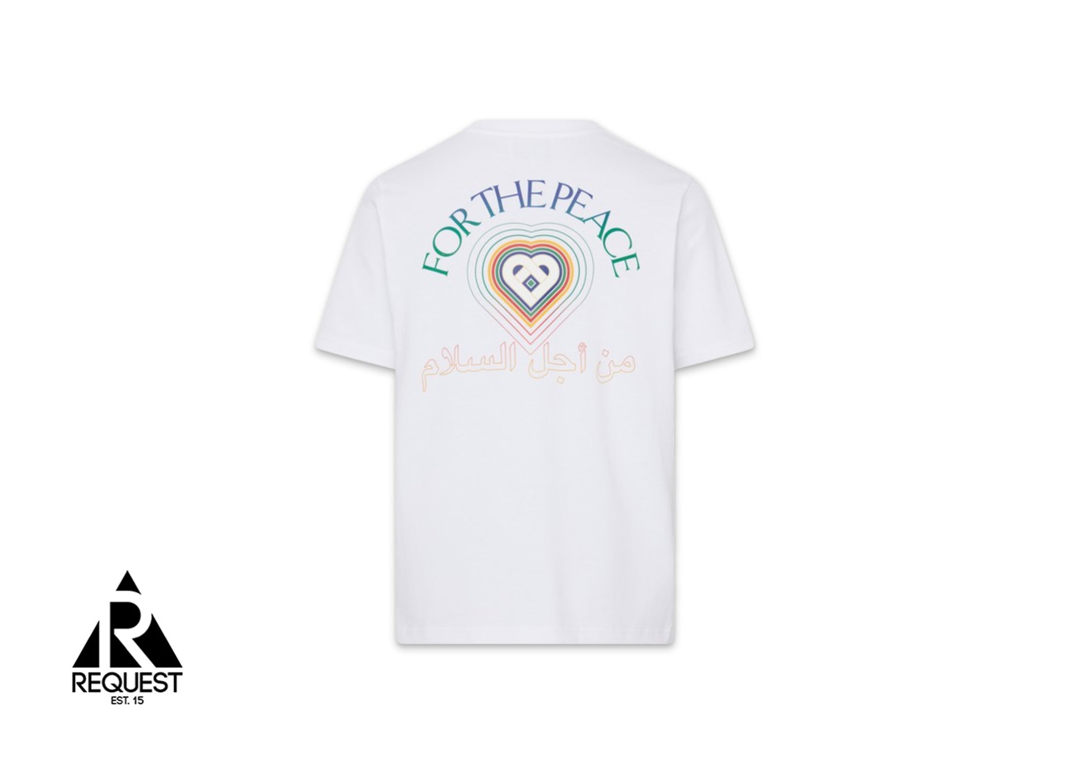 Casablanca For The Peace Gradient Printed Tee "White"