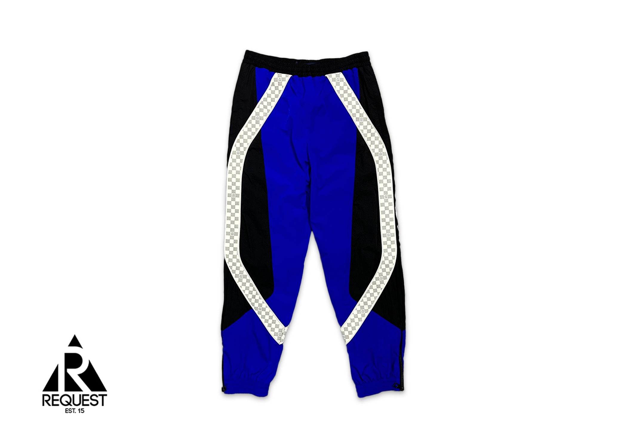 Louis Vuitton, Technical Damier Track Pants "Blue"