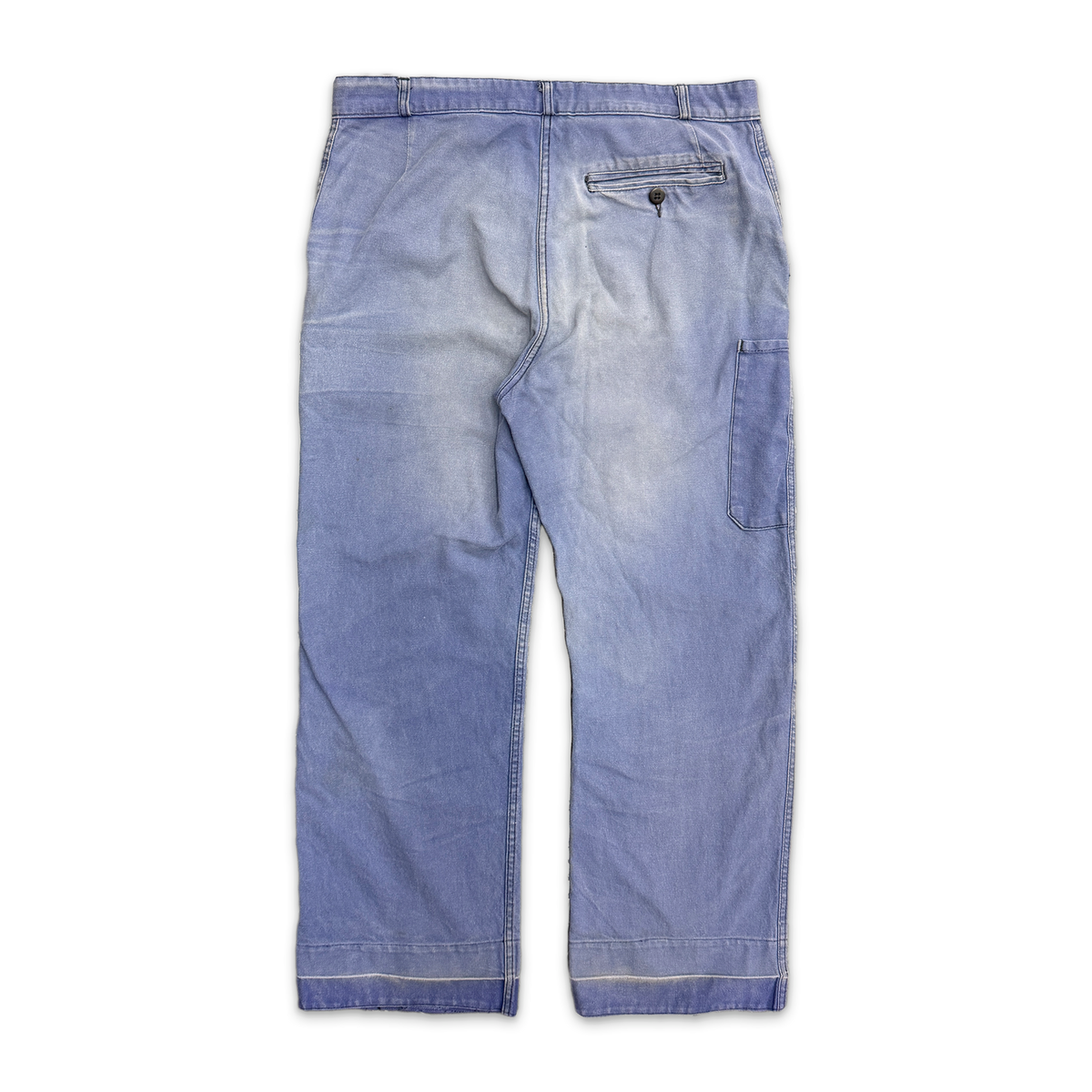 1960's French Workwear Pants "Blue"