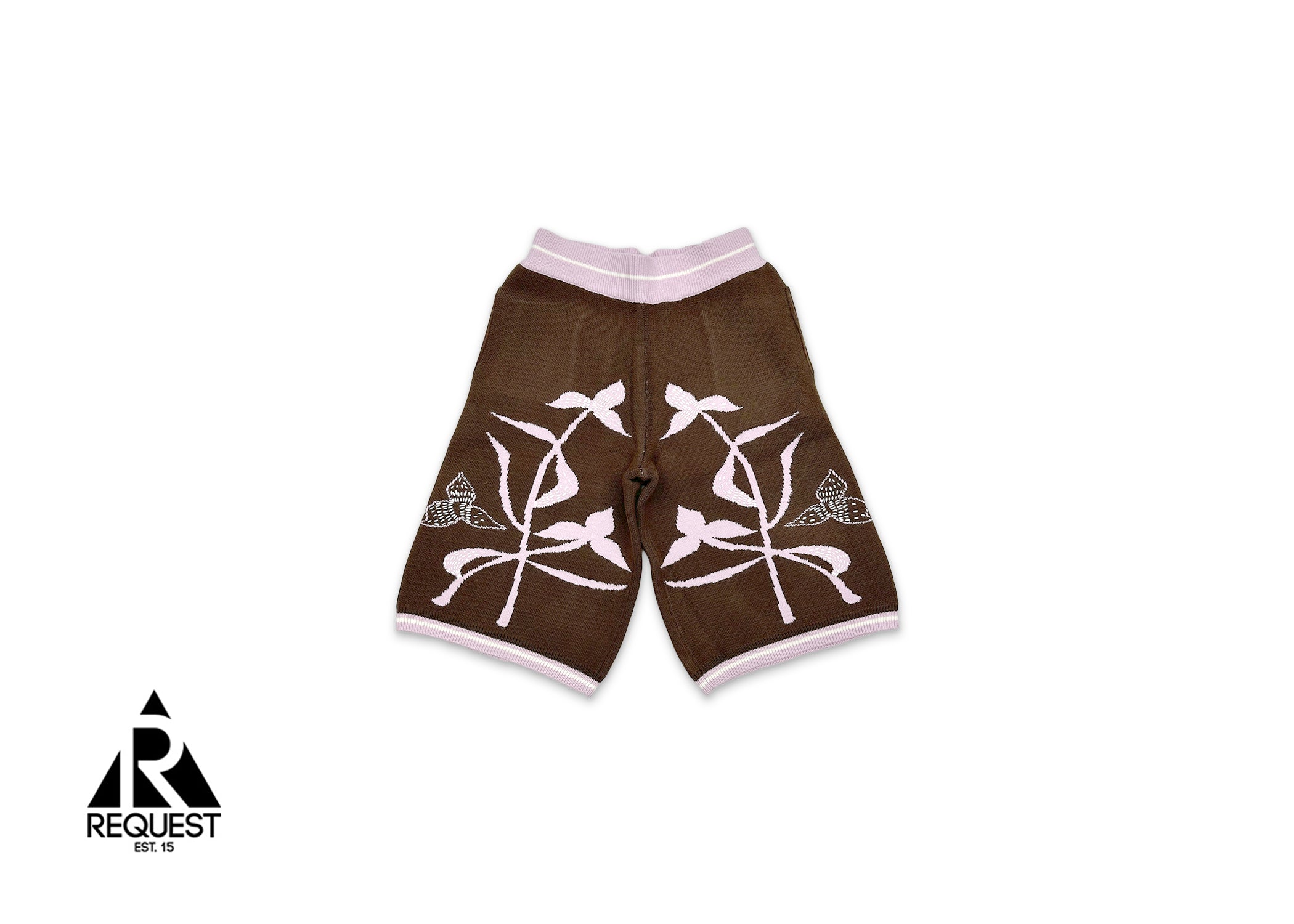 Iris Knit Shorts "Brown/Pink"