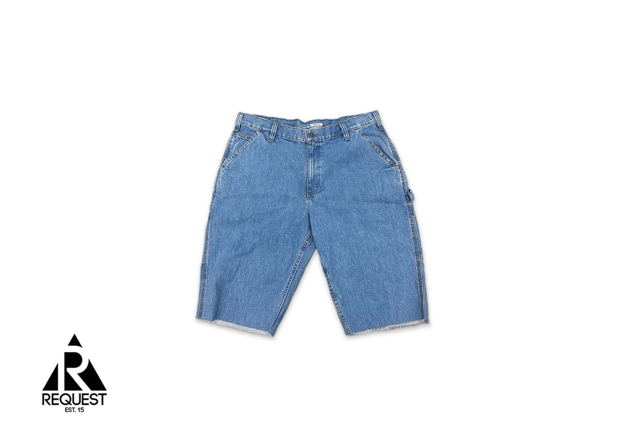 Reaper Denim Shorts "Light Wash/Pink"