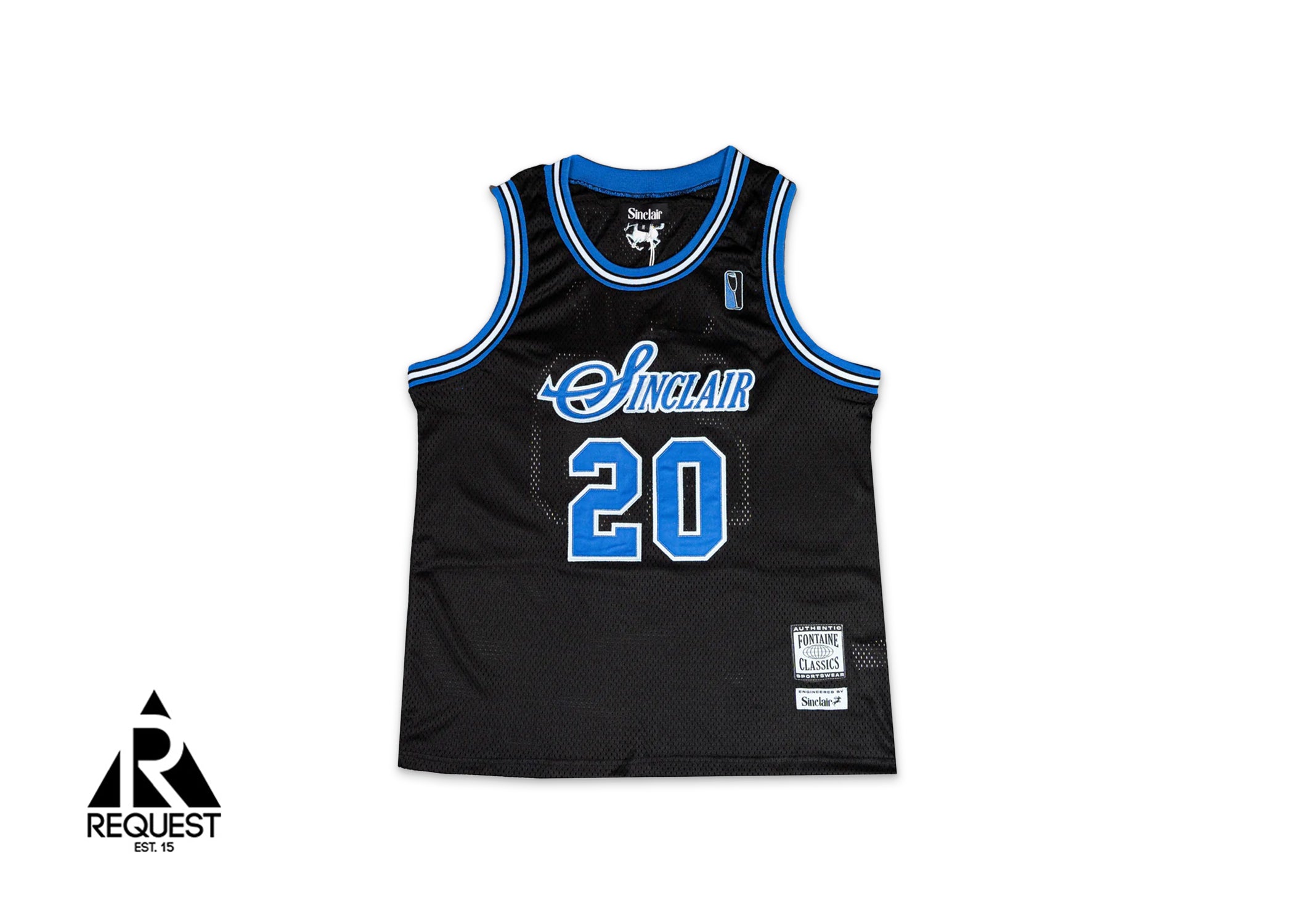 Sinclair Mesh Basketball Jersey "Black"