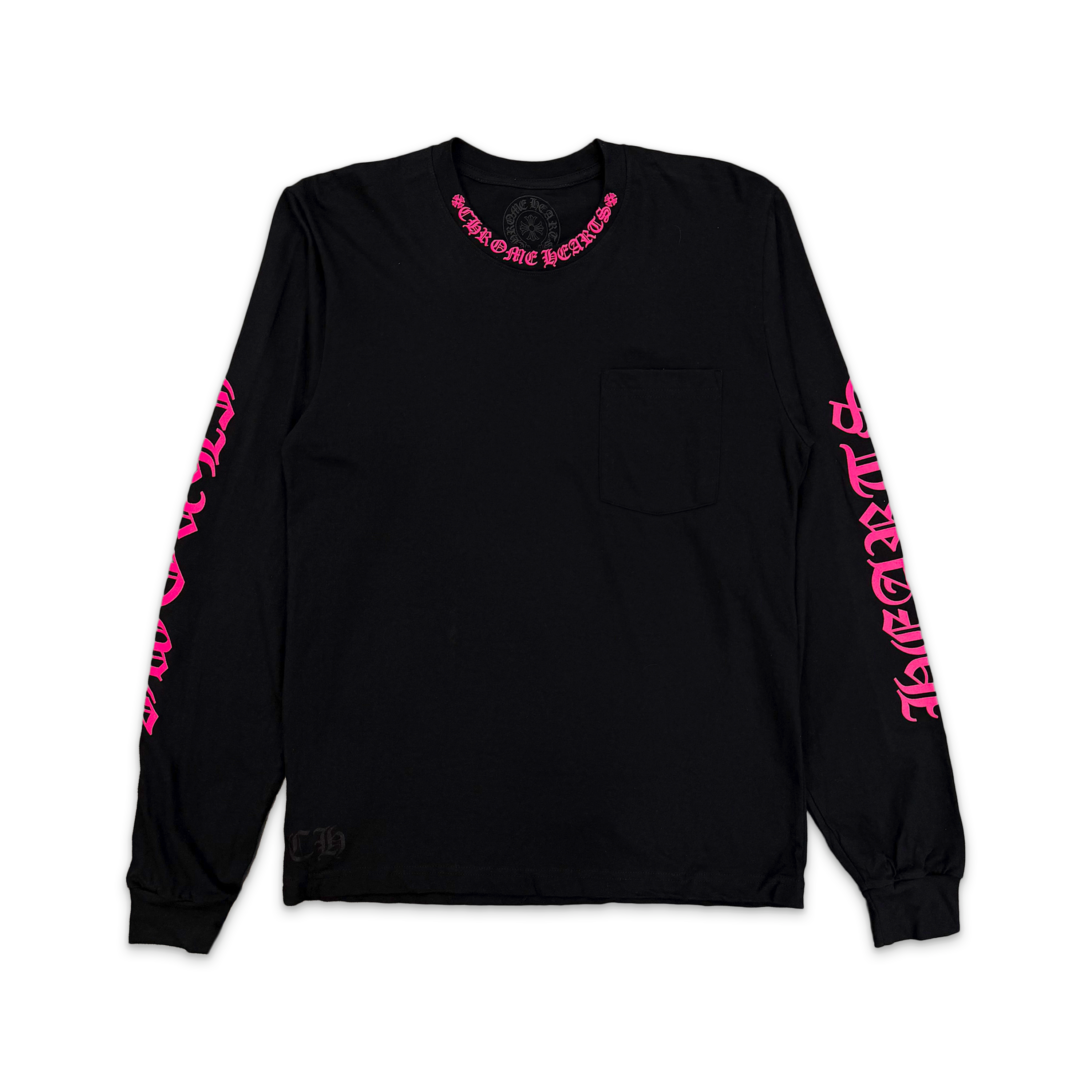 Neck Logo Pocket L/S Tee 