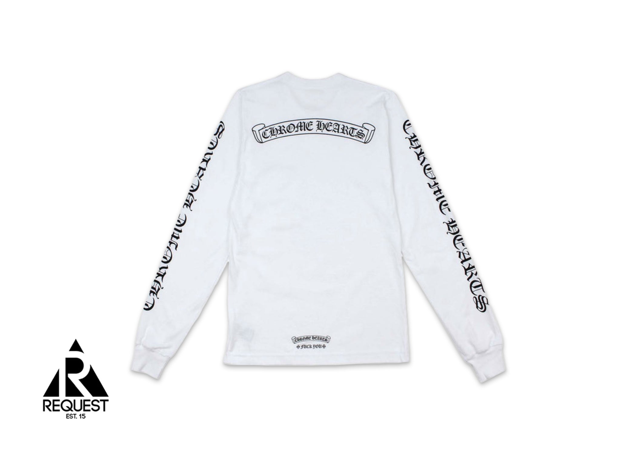 Chrome Hearts Scroll FU L/S Tee "White"