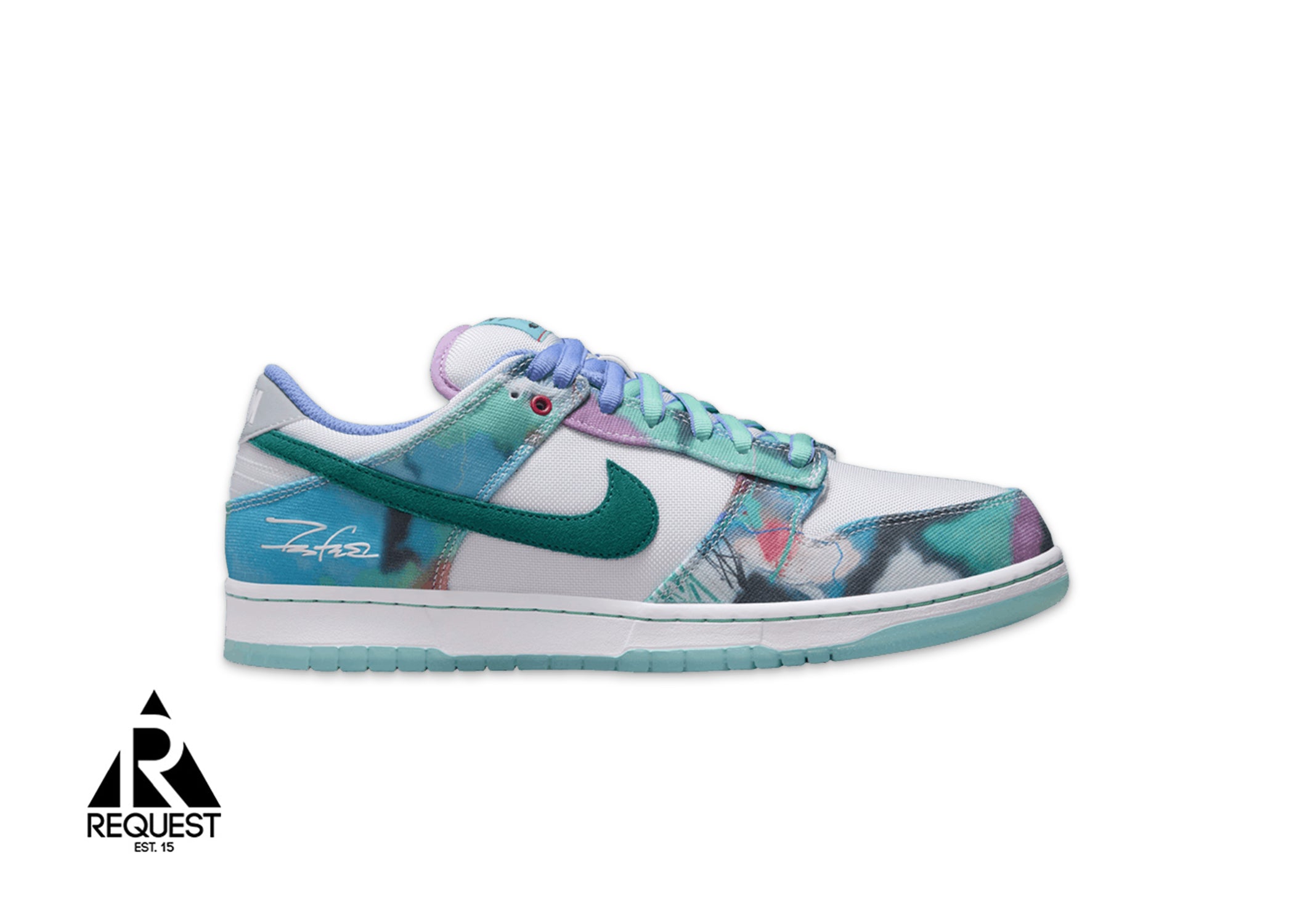 Nike SB Dunk Low "Futura Laboratories Bleached Aqua"