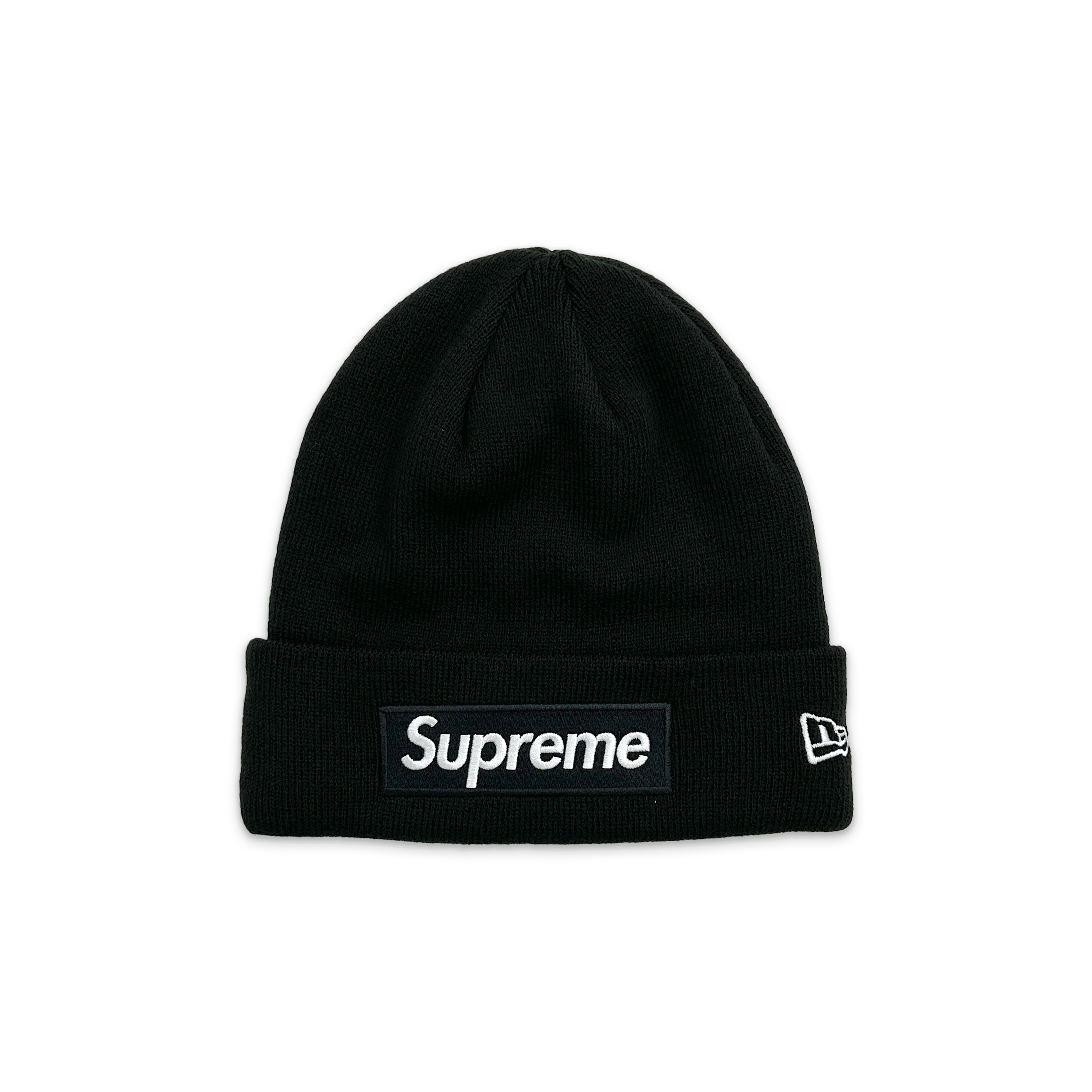 Supreme, New Era Box Logo Beanie FW23 "Black"