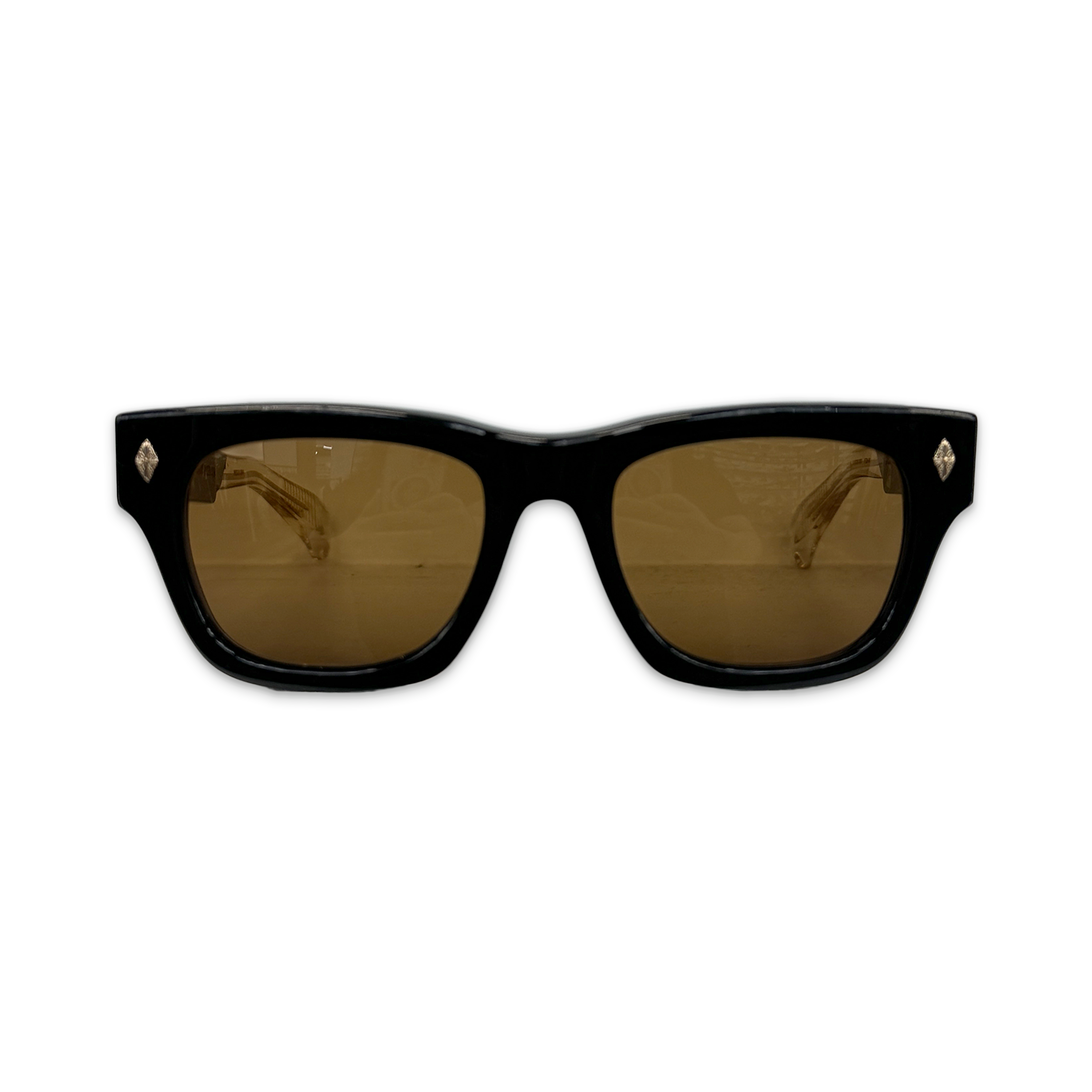 Chrome Hearts, Dick Fitzener Sunglasses "Black Clear/ Gold"