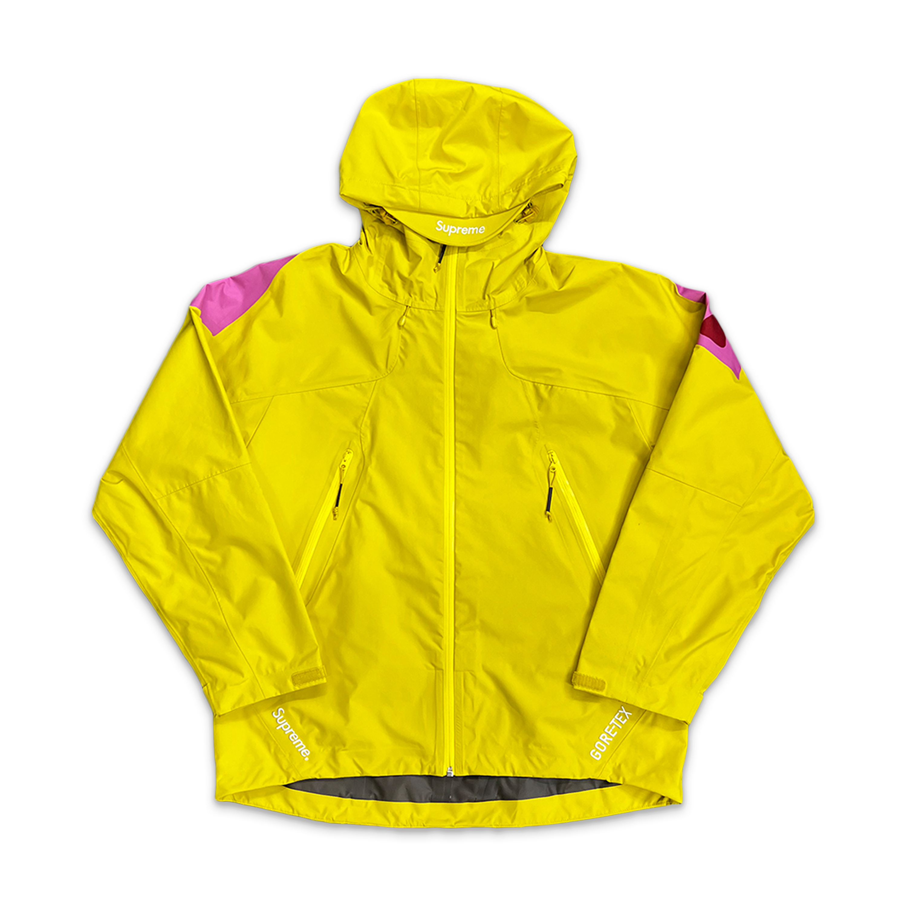 ONYONE SHELL SET JACKET イエロー/ターコイズ M Gonz GORE-TEX Shell Jacket “Yellow”