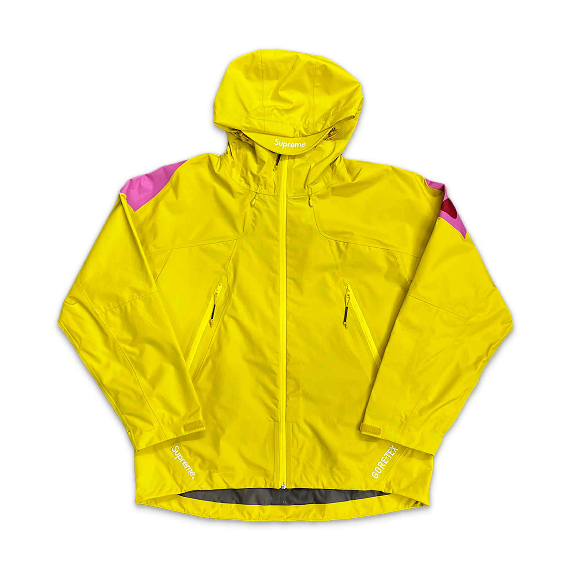 ONYONE SHELL SET JACKET イエロー/ターコイズ M Gonz GORE-TEX Shell Jacket “Yellow”