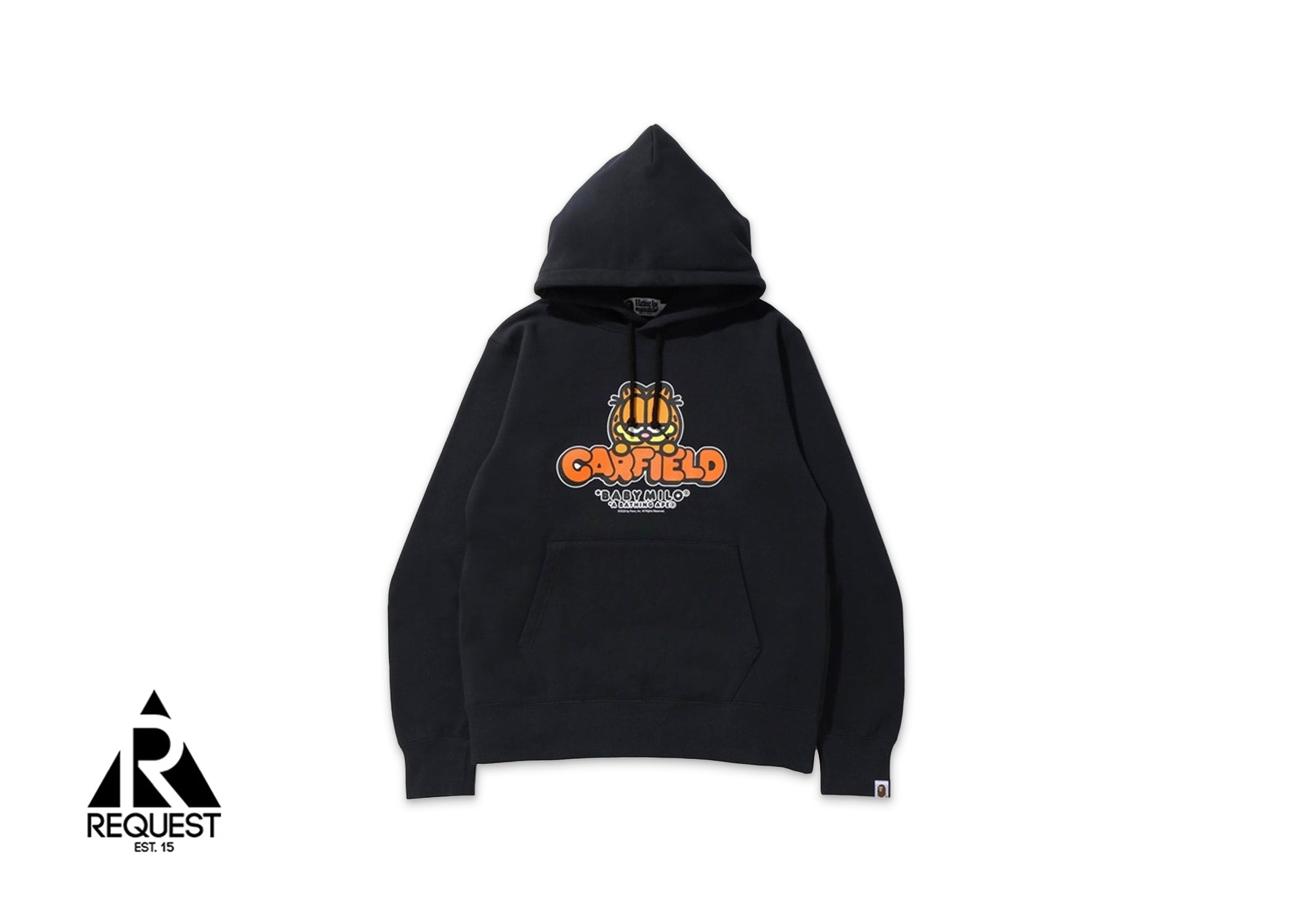 A Bathing Ape BAPE x Garfield Pullover Hoodie "Black"