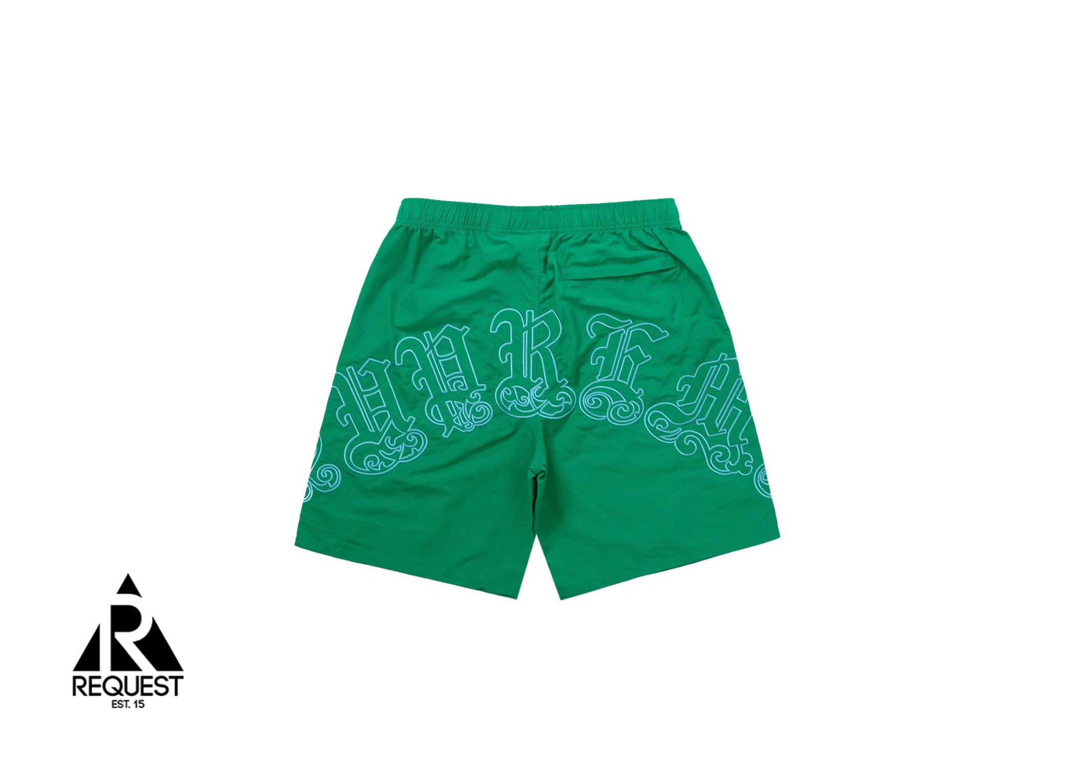 Supreme Old English Nylon Shorts "Green"
