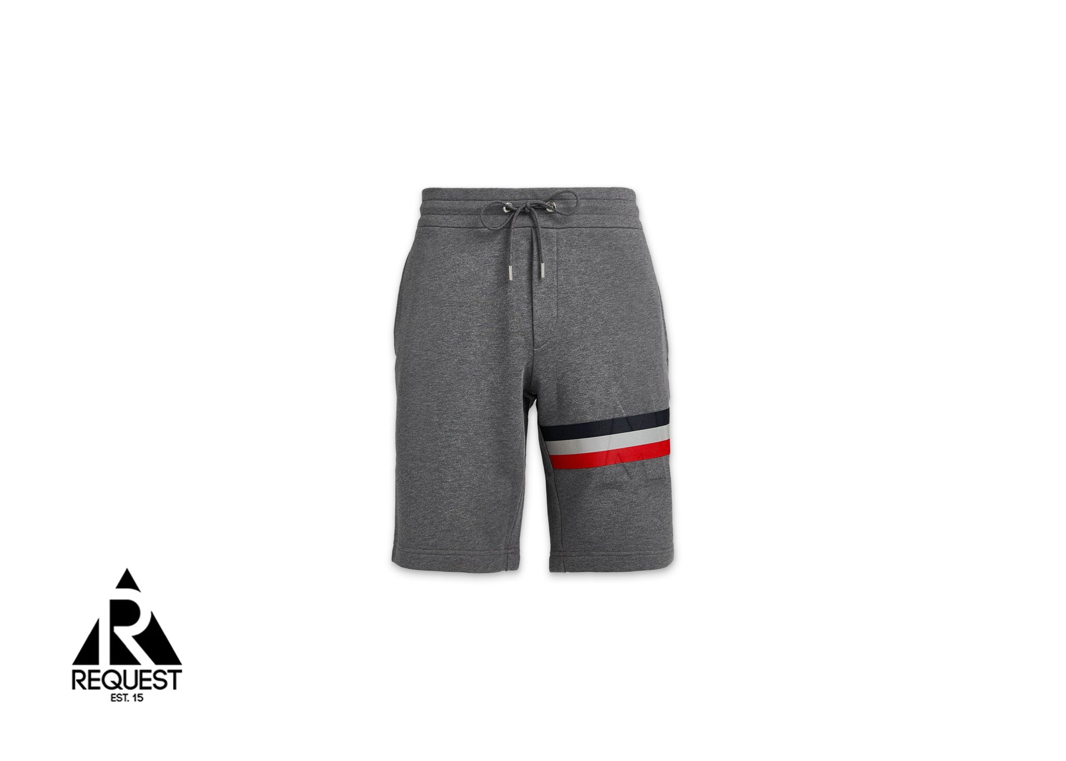 Moncler Tricolor Stripe Bermuda Shorts "Grey"