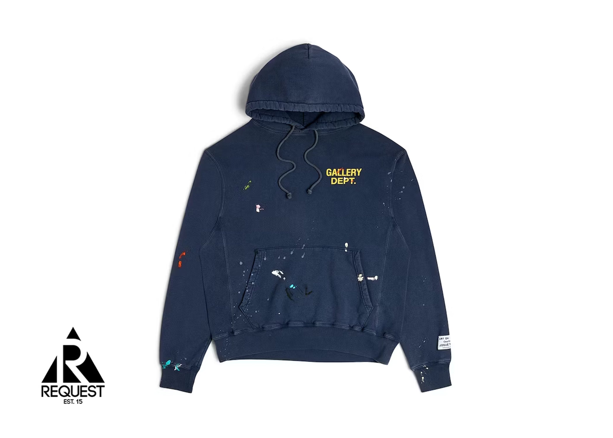 Gallery Dept. Paint Logo Hoodie "Vintage Navy"