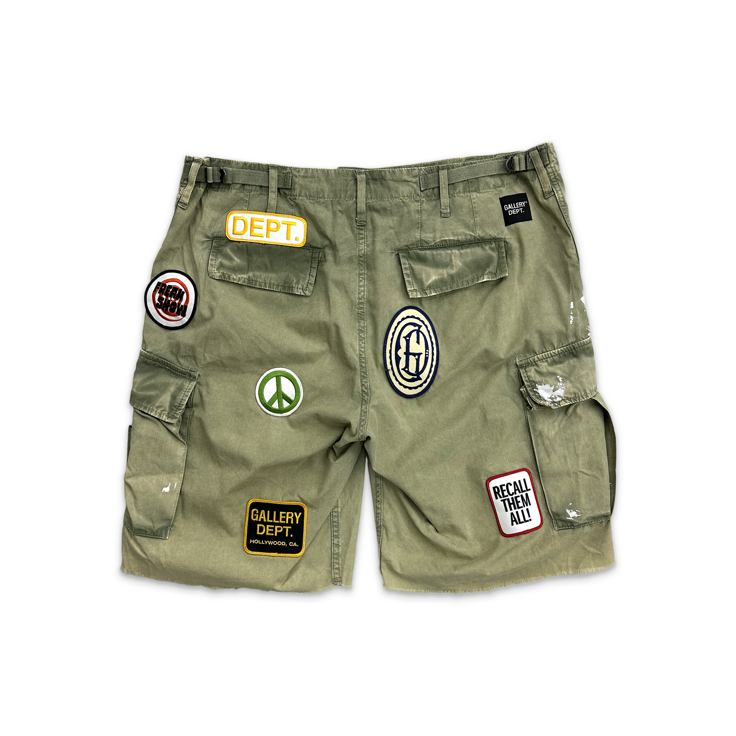 Kenzie Fatigue Cargo Shorts "Olive"