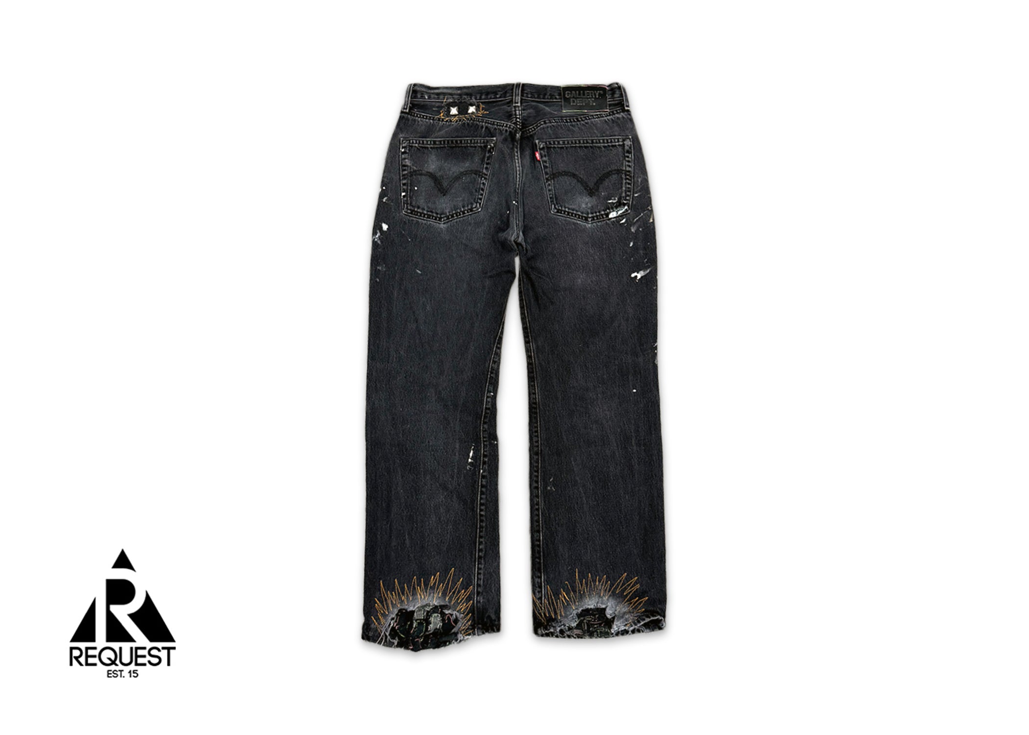 1 of 1 Painted G Patch Denim Jeans "Black"