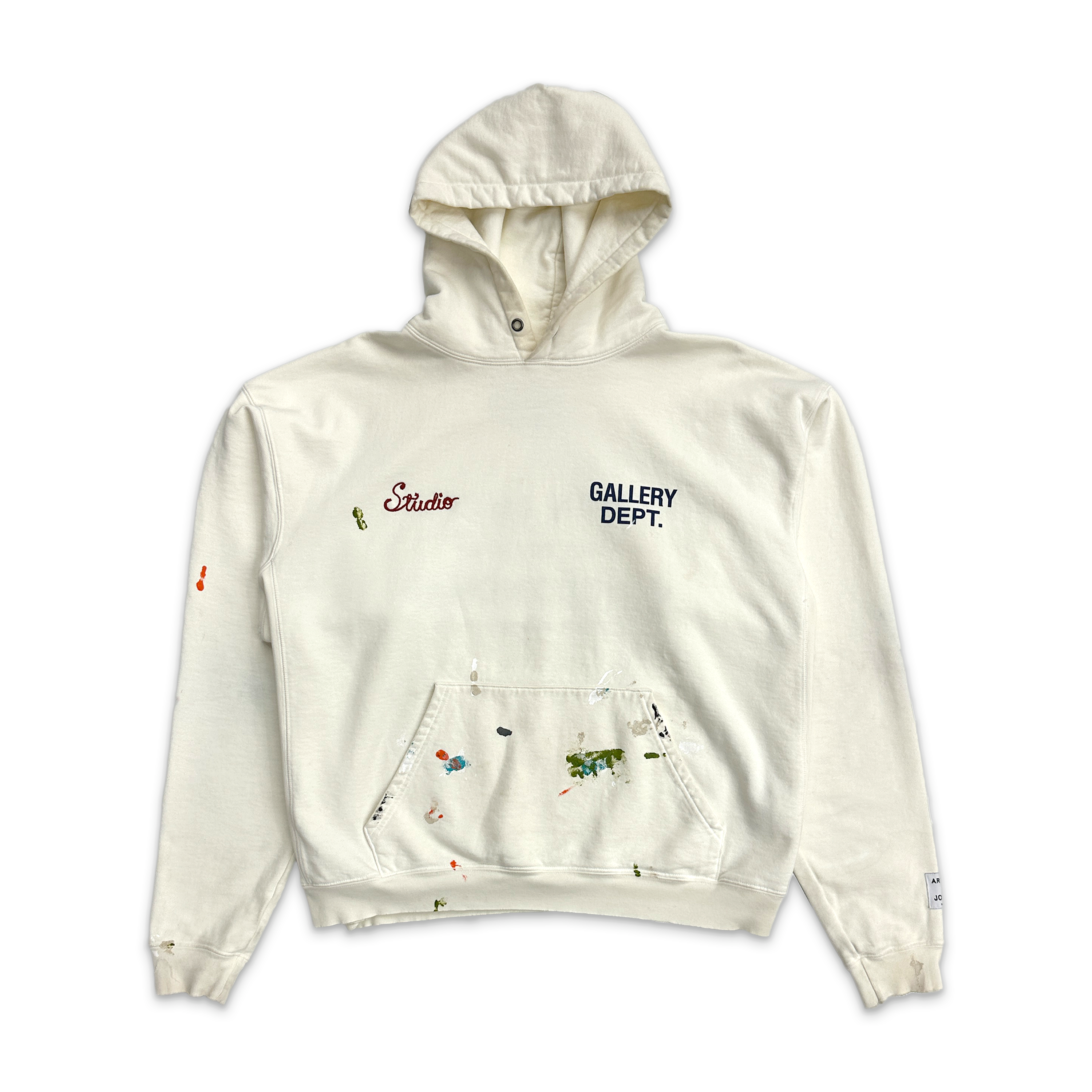 G Patch Studio Hoodie "Light Archival White"