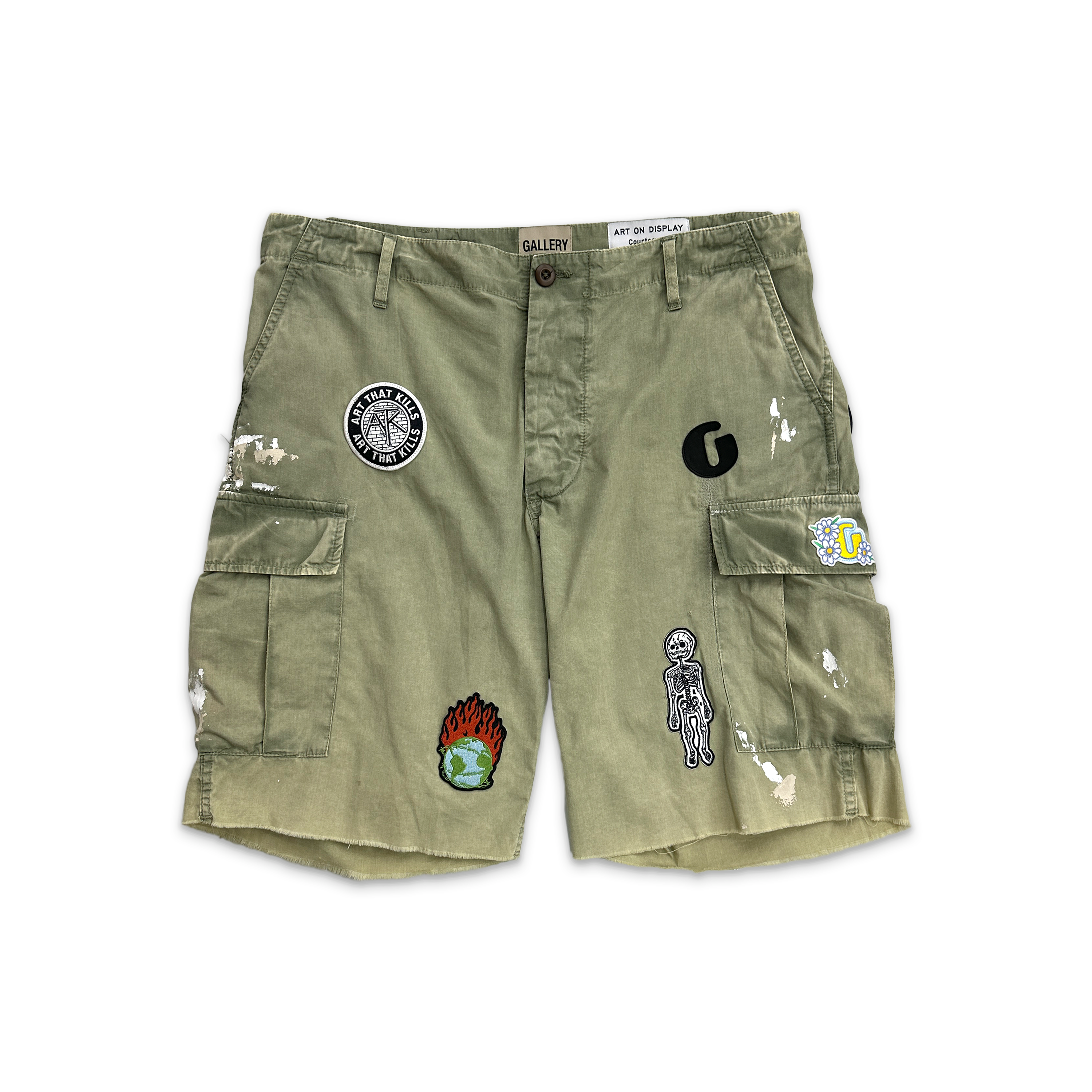 Kenzie Fatigue Cargo Shorts "Olive"