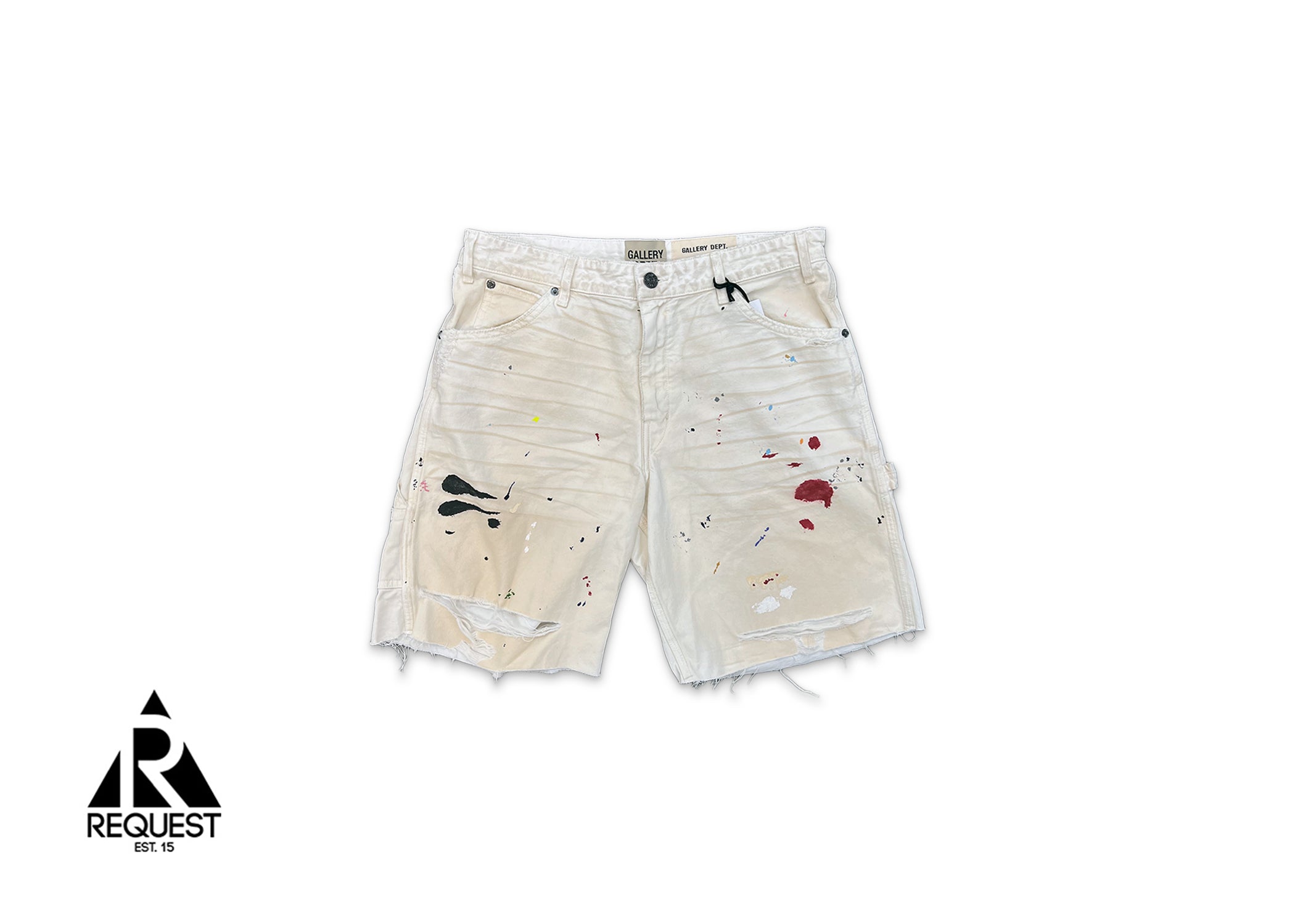 Flea Paint Carpenter Shorts “White”