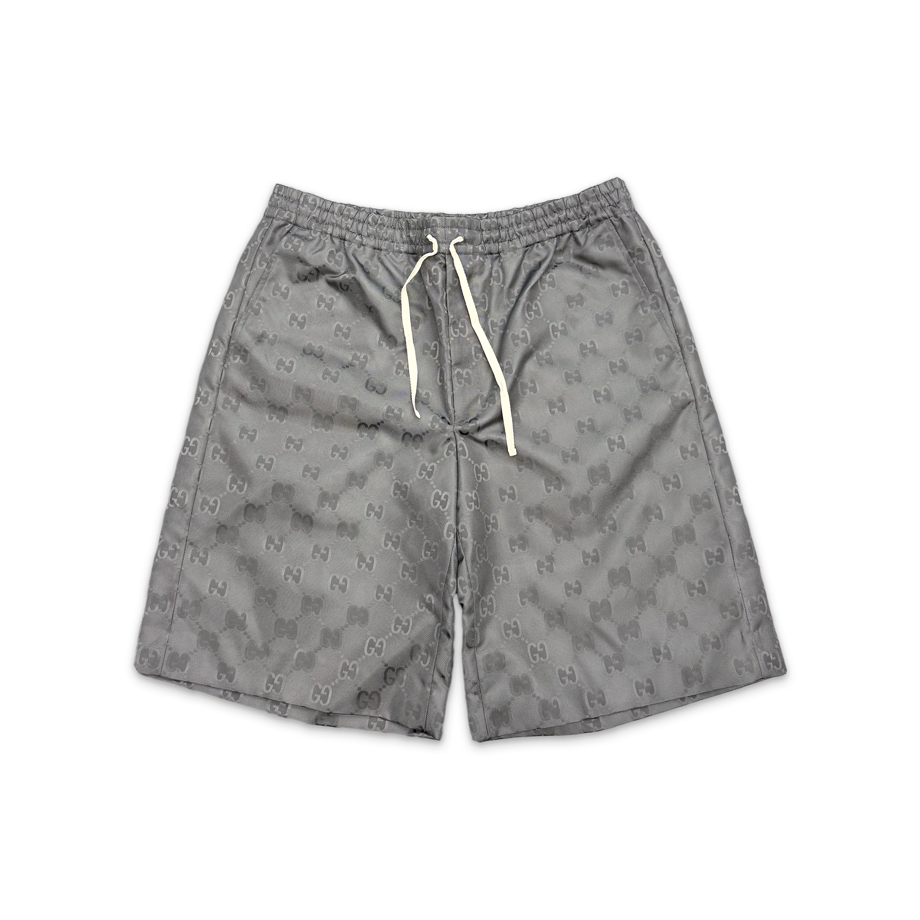 Off The Grid Monogram Shorts "Grey"