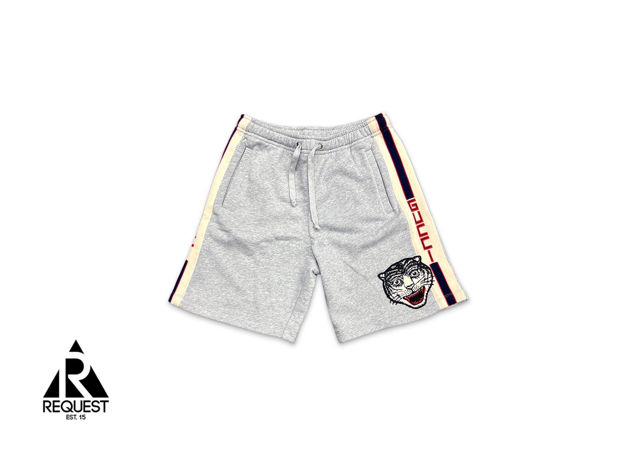 Tiger Patch Sweat short "Grey"