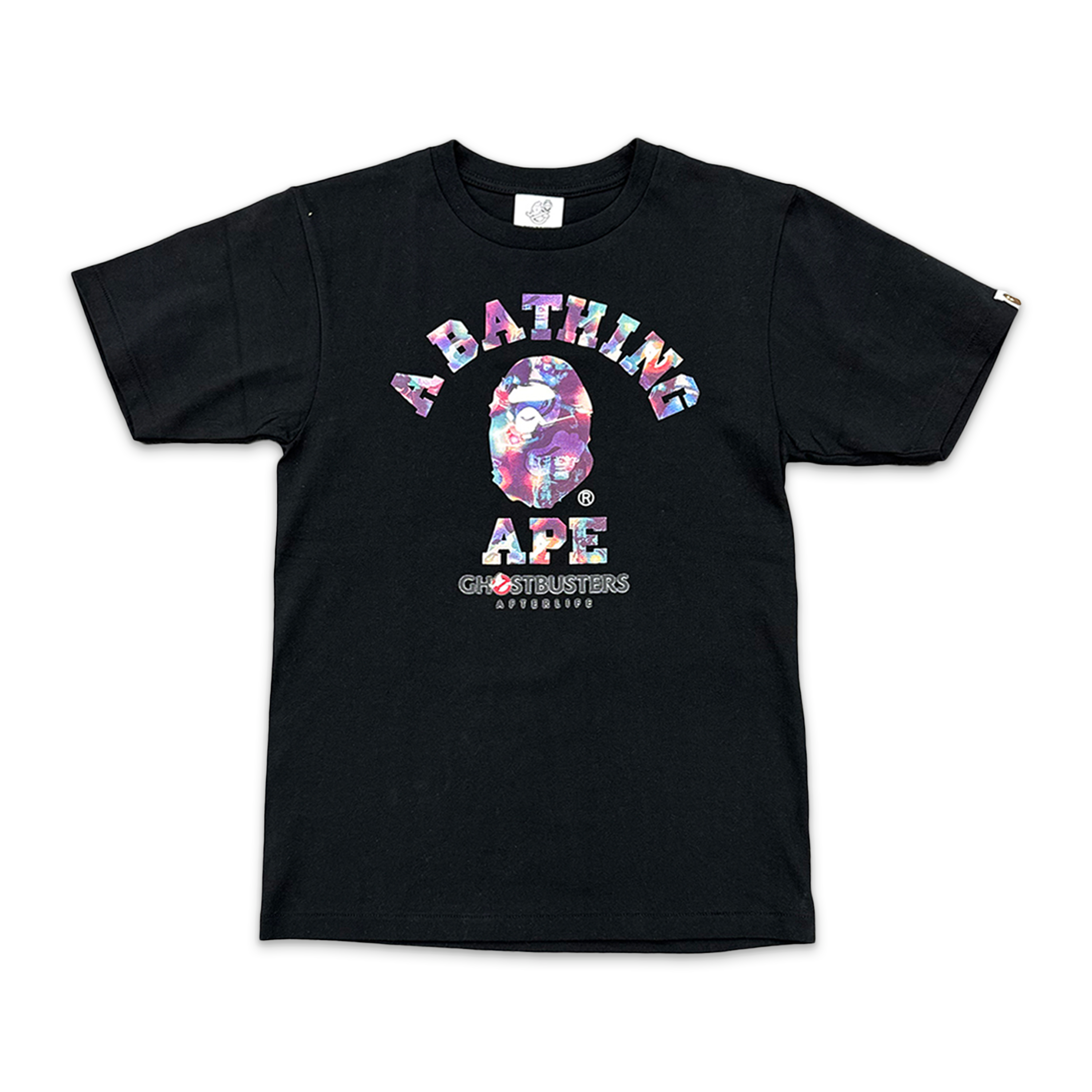 A Bathing Ape (BAPE), x Ghostbusters Camo College Tee "Black"