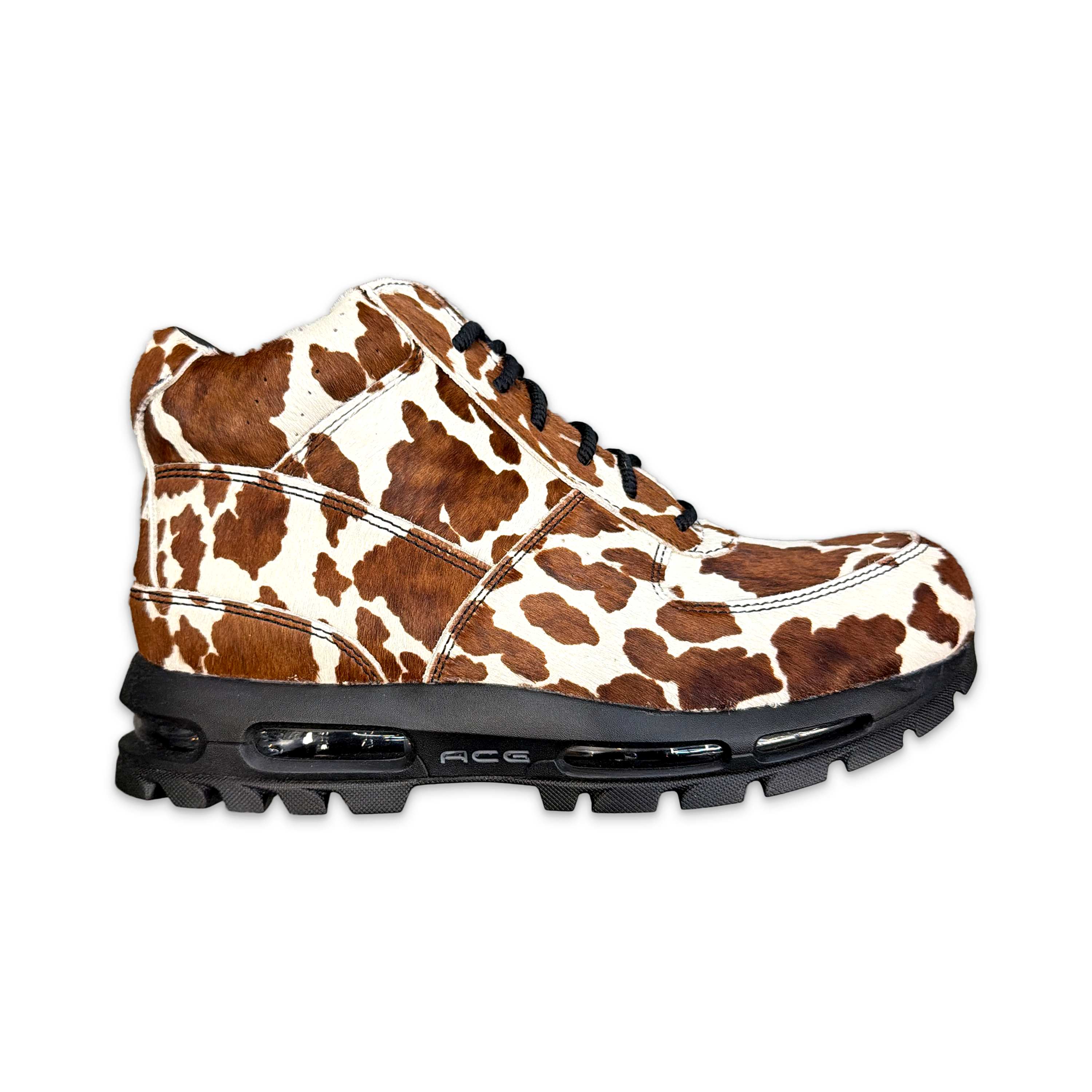 Air Max Goadome “Sail Cacao Wow Cow Print Pony Hair”