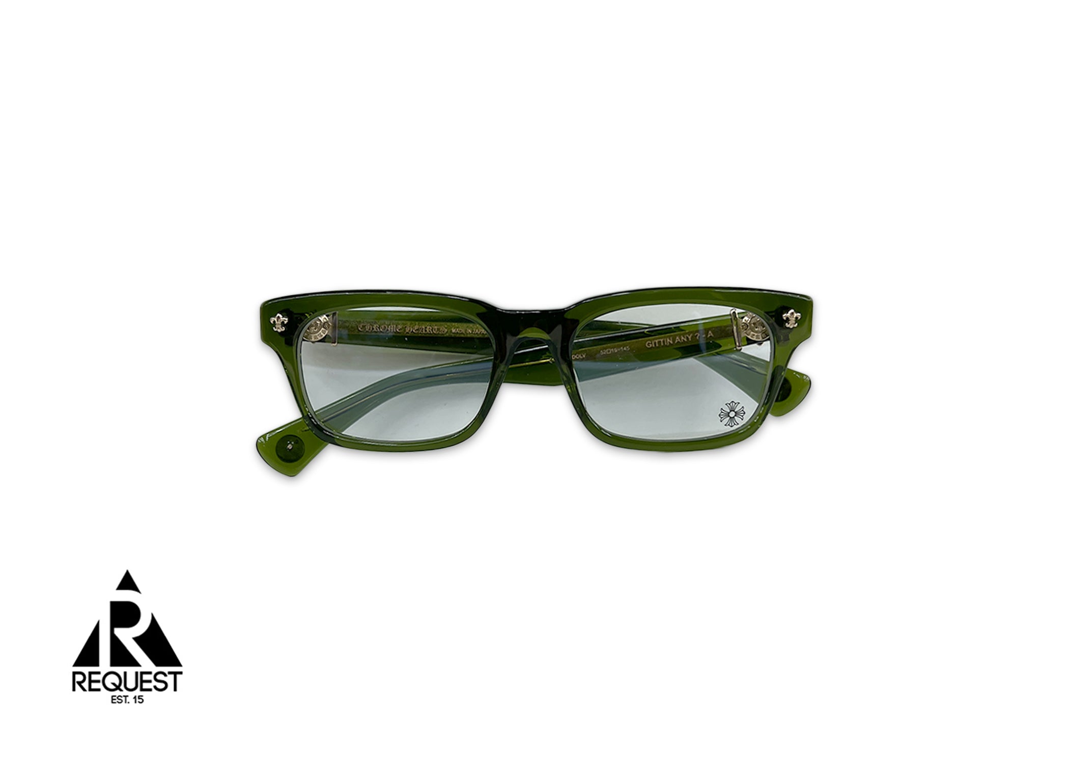 Gittin Any? - A Glasses "Transparent Green Gold"