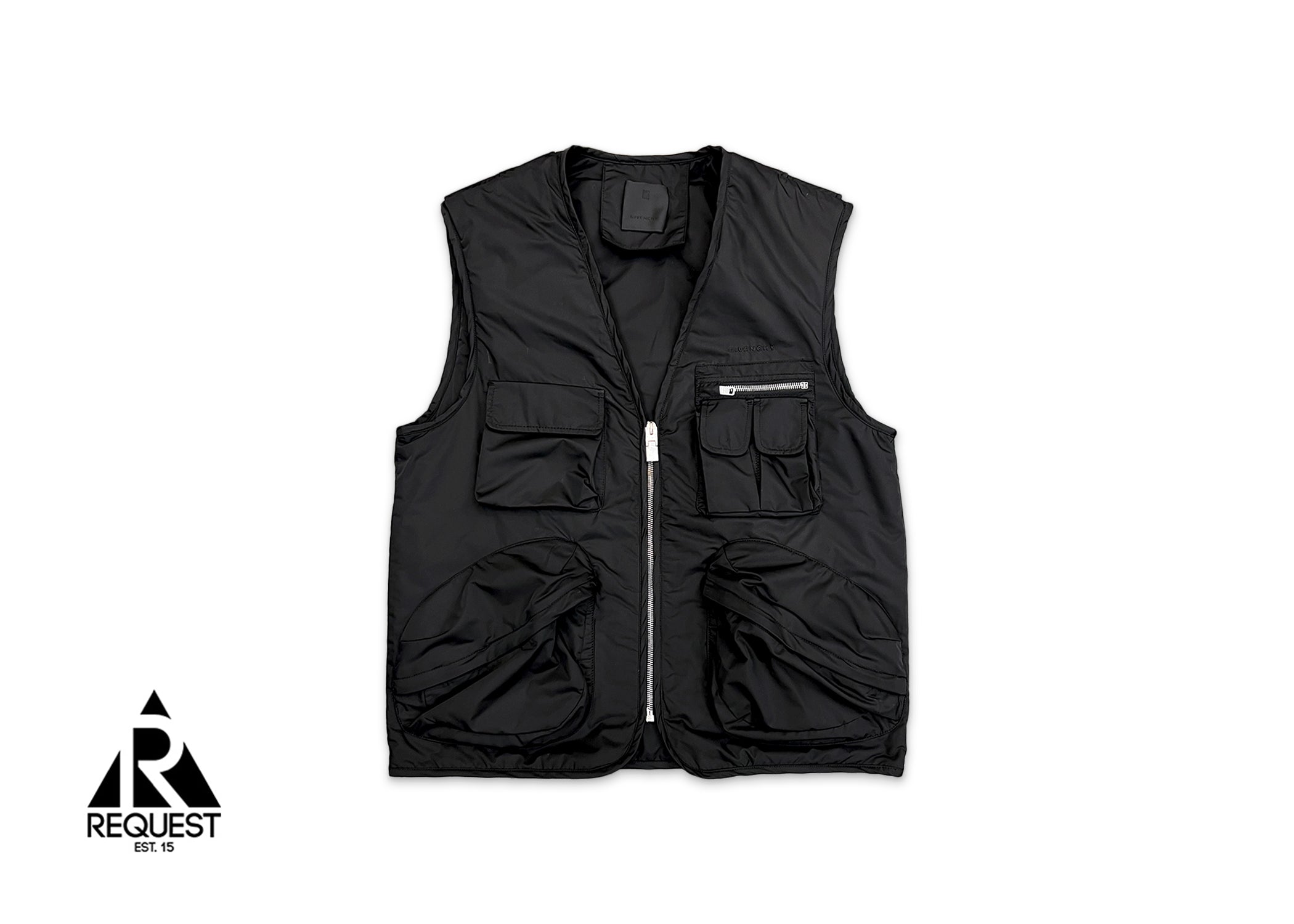 Givenchy Multi-Pockets Nylon Vest "Black"