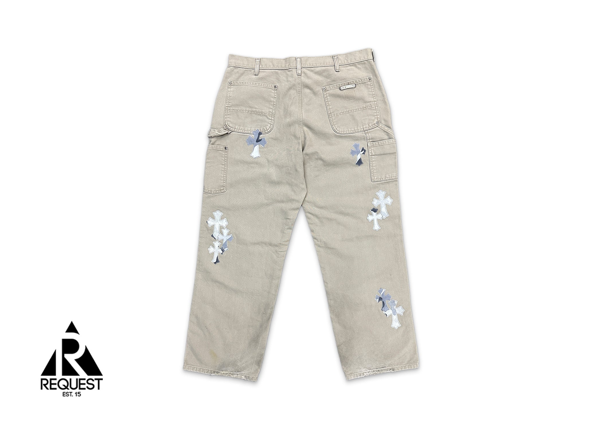 Chrome Hearts Sex Records Carpenter Pants "Grey Khaki"