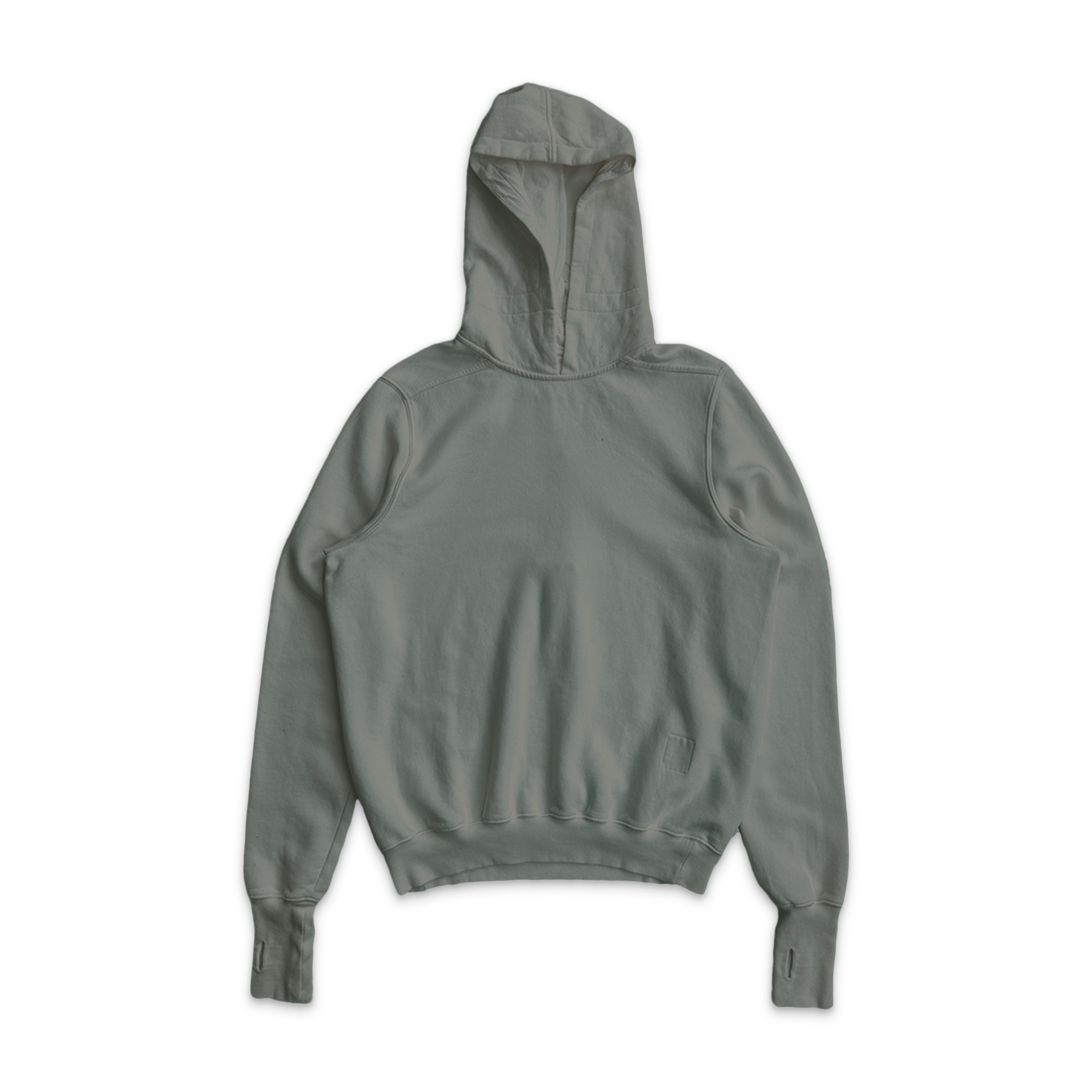 Rick Owens DRKSHDW, Granbury Hoodie "Gnawed Blue"