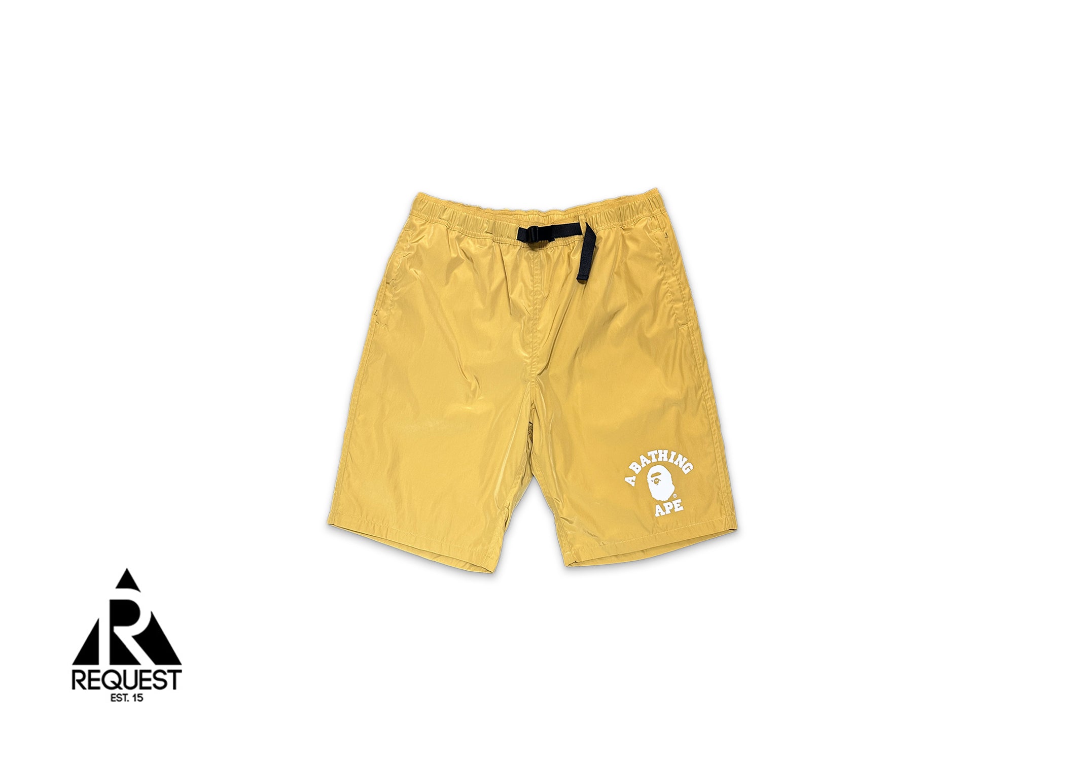 Nylon College Logo Beach Shorts “Gold"