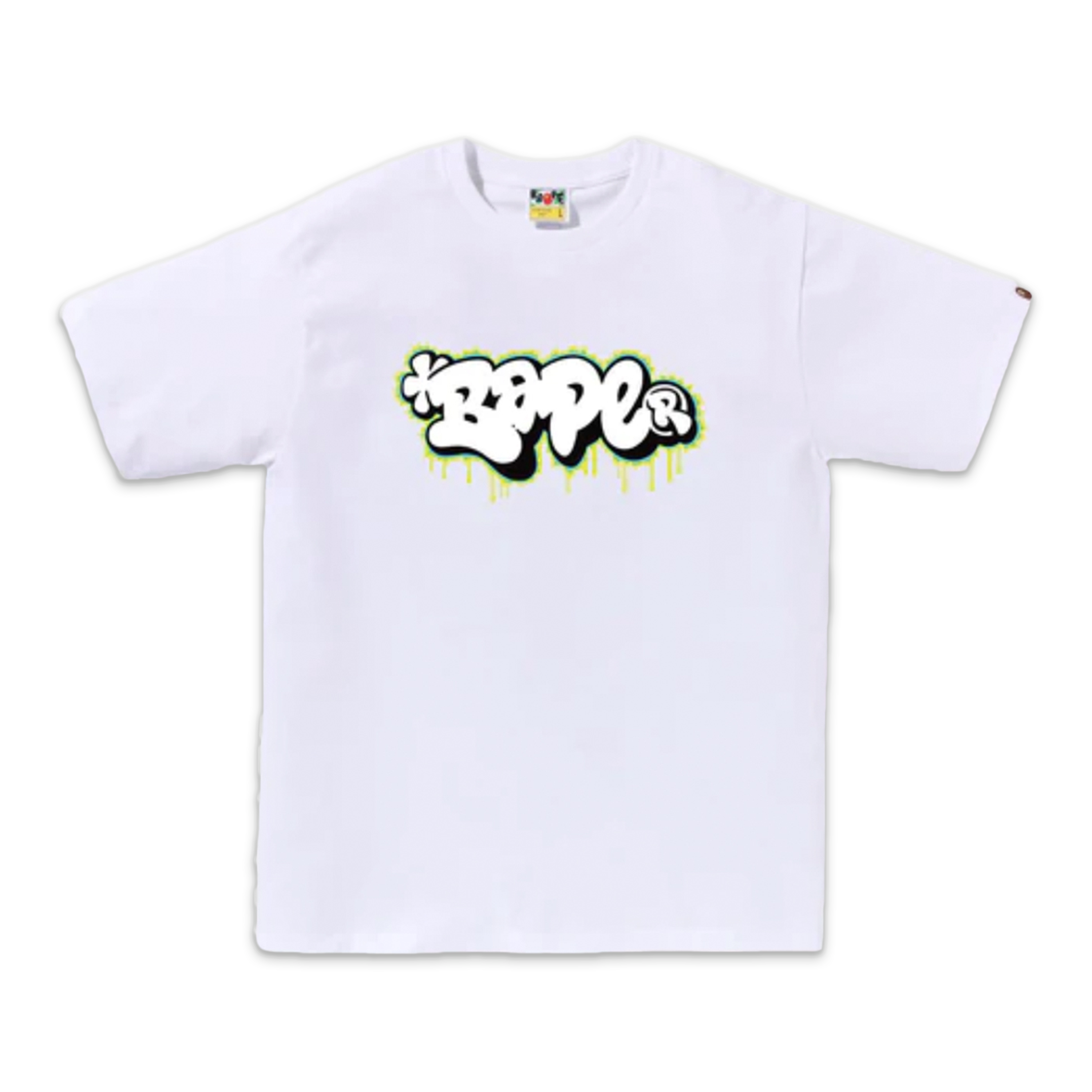 A Bathing Ape (BAPE), Graffiti Logo Tee "White"